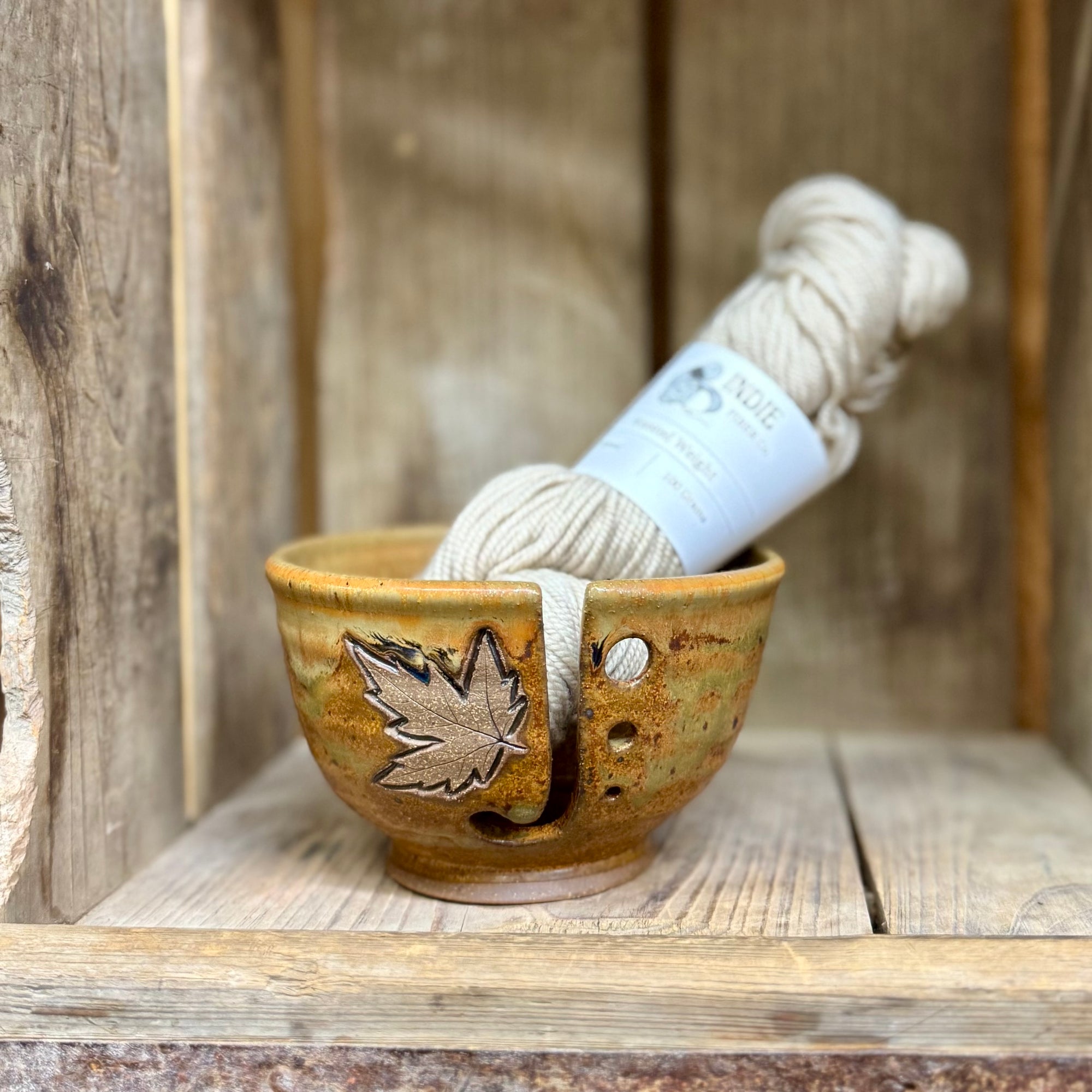 Yarn Bowl Set {Pumpkin}