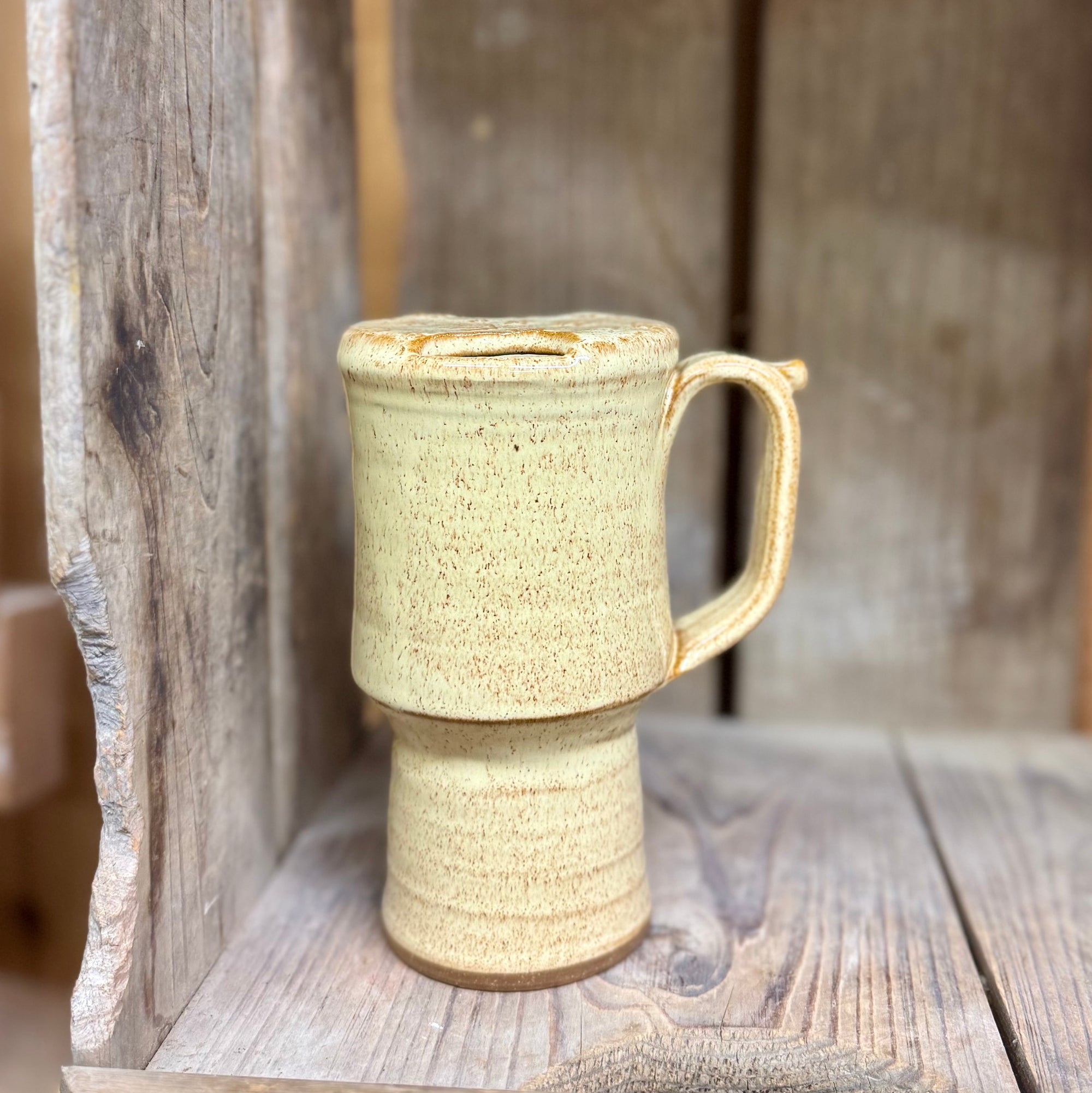 Lidded Travel Mug {Daffodil}