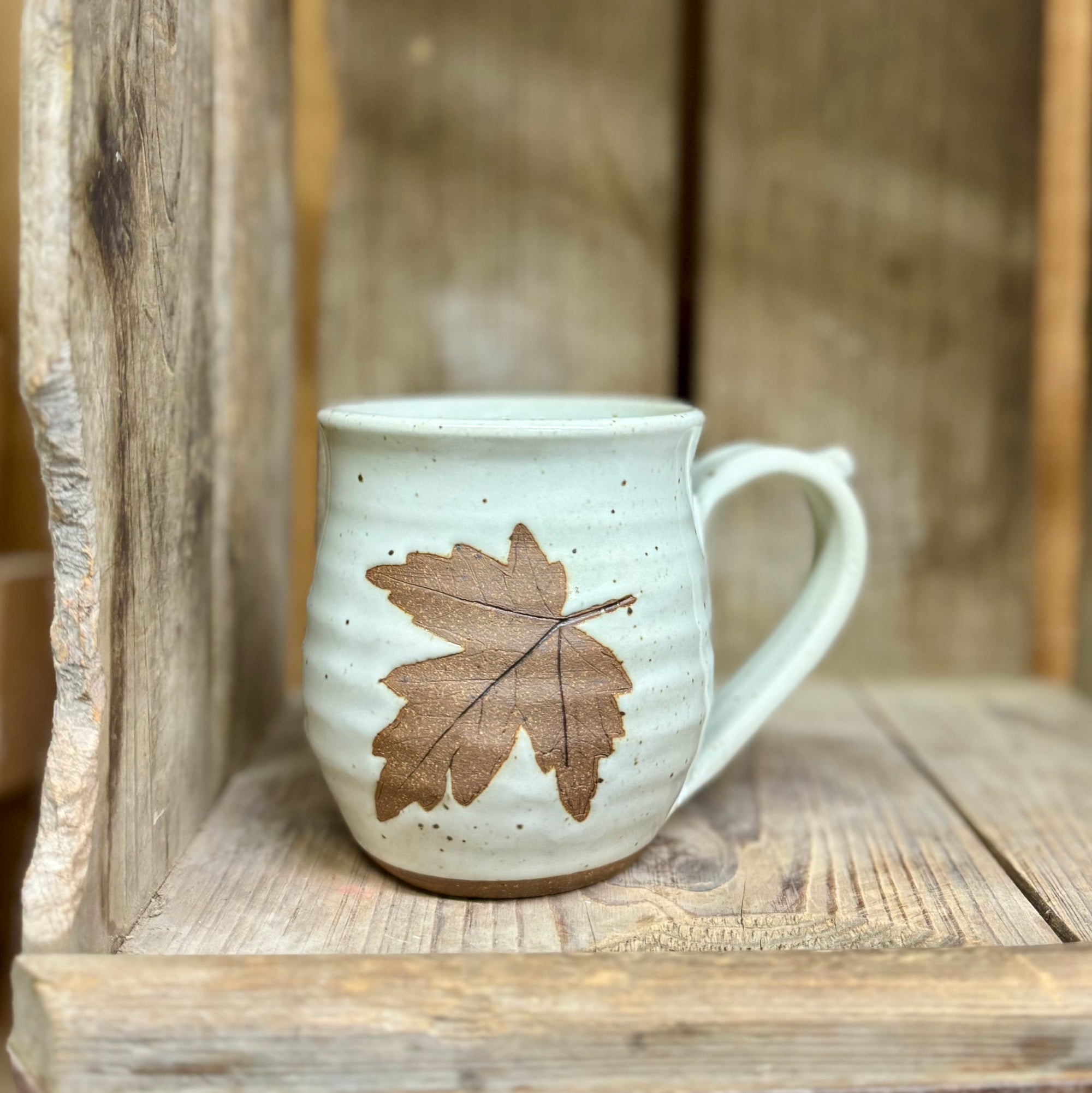 Leaf Mug {Classic White}