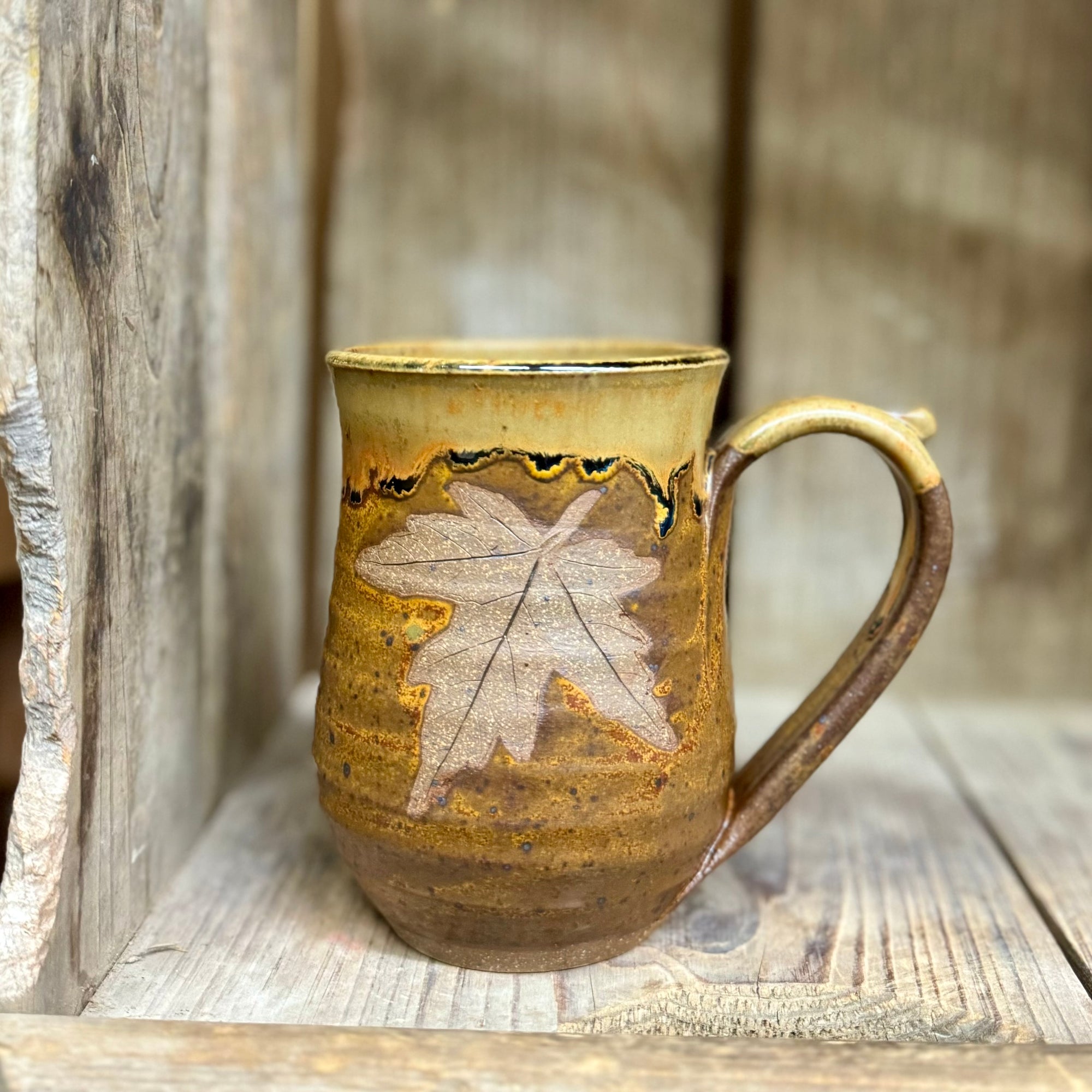 Leaf Mug {Pumpkin}