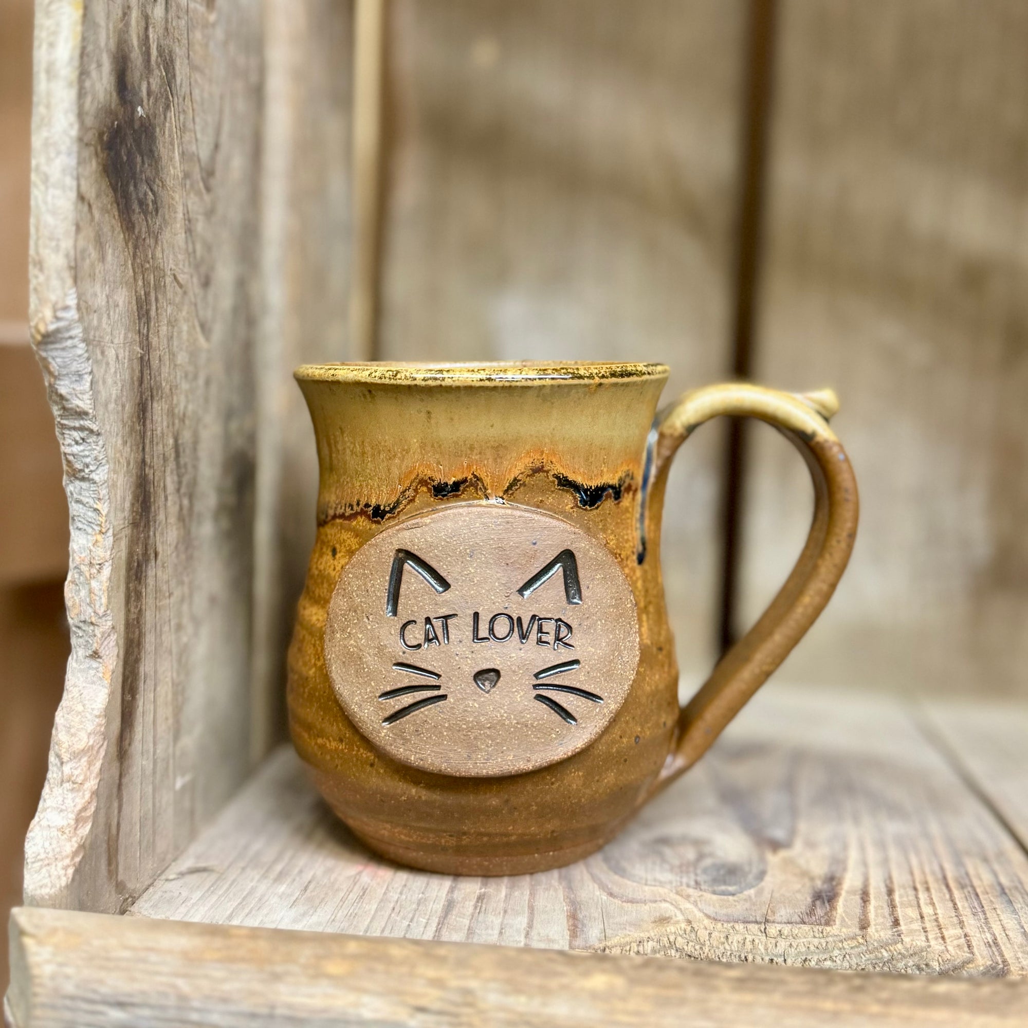 Cat Lover Mug {Pumpkin}