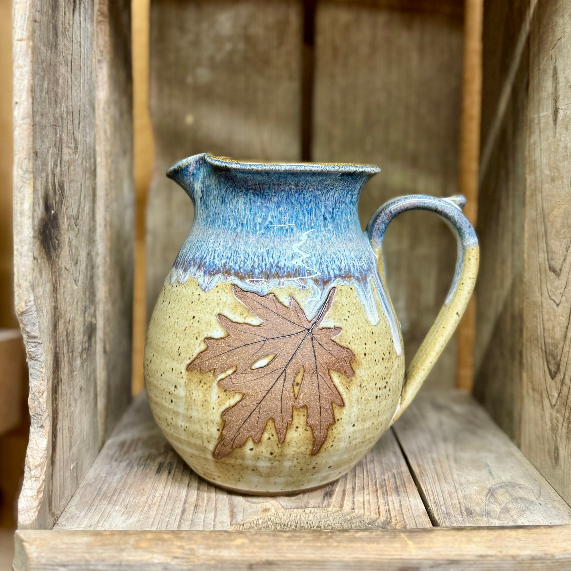 Large Leaf Pitcher {Beach}