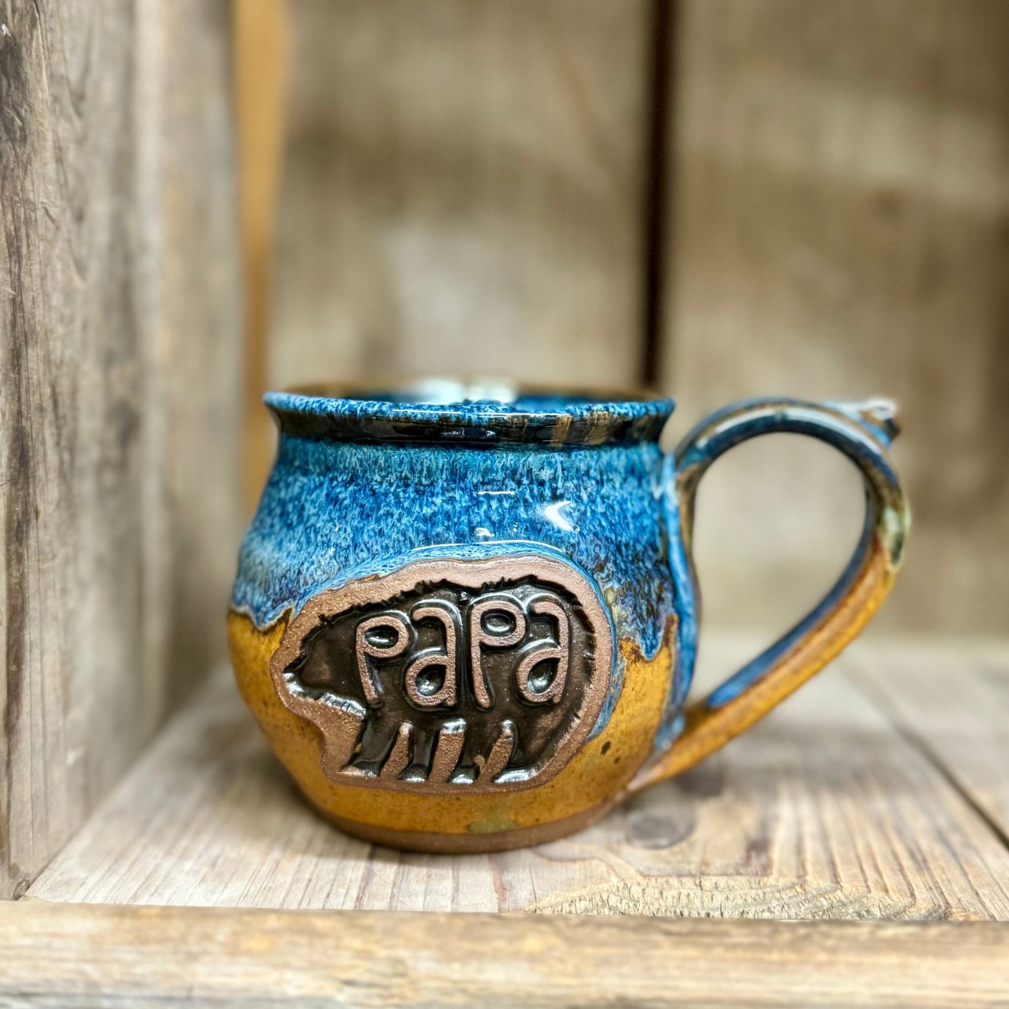 Papa Bear Mug {Electric Storm}