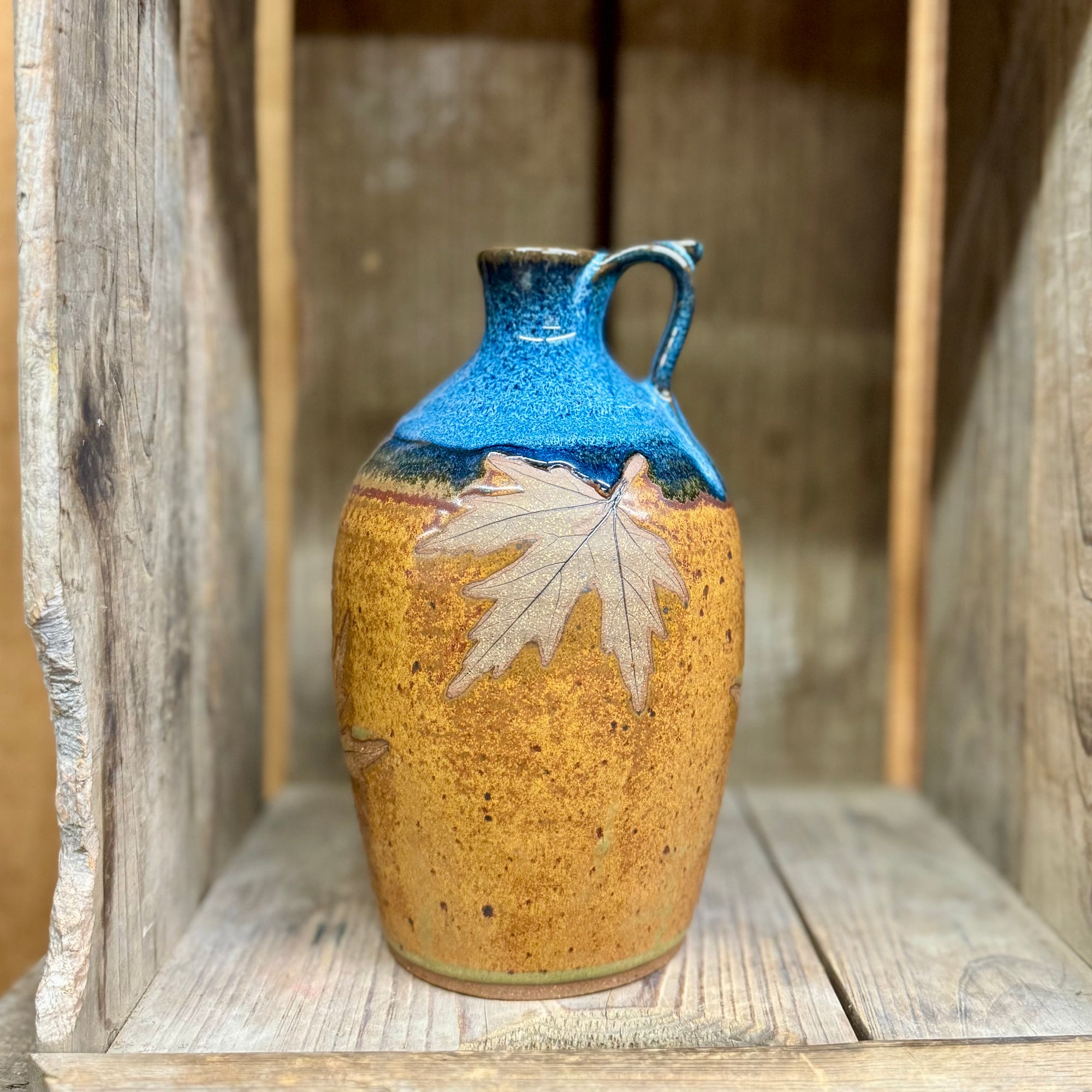 Leaf Jug {Electric Storm}