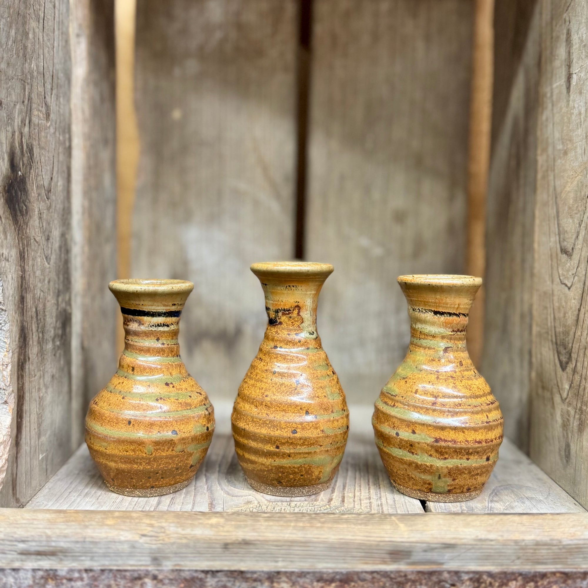 Mini Vase Set {Pumpkin}