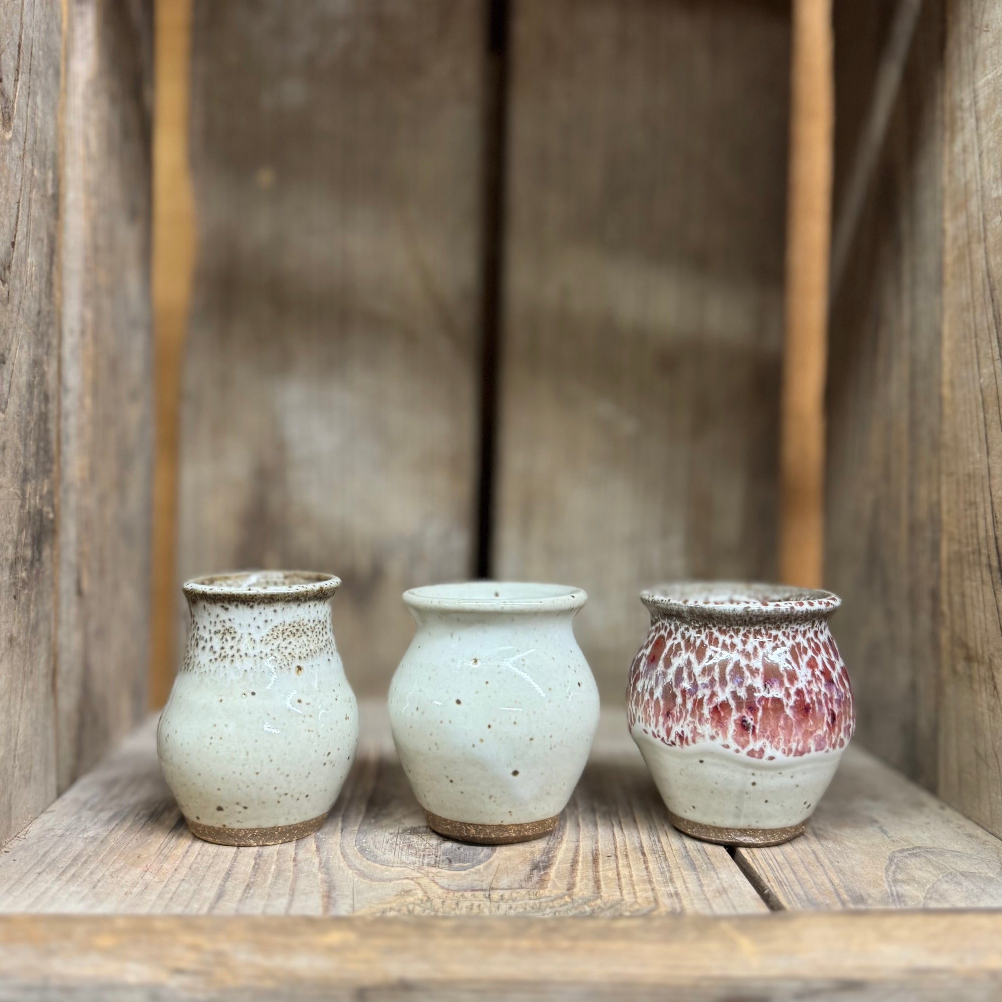 Mini Vase Set {Whites}