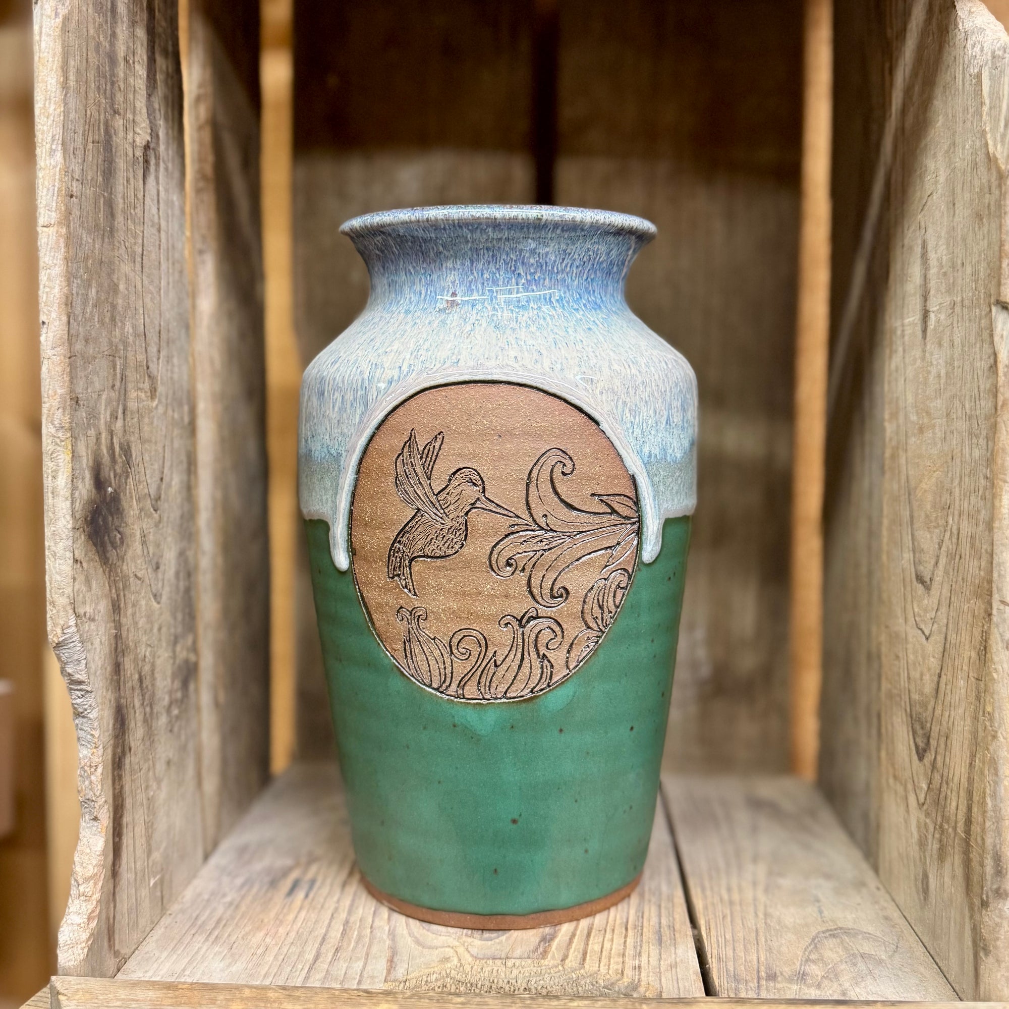 Hummingbird Vase