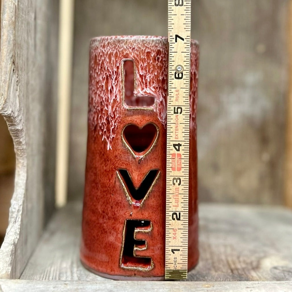 Valentine Luminary “LOVE” {Red Velvet Cake}