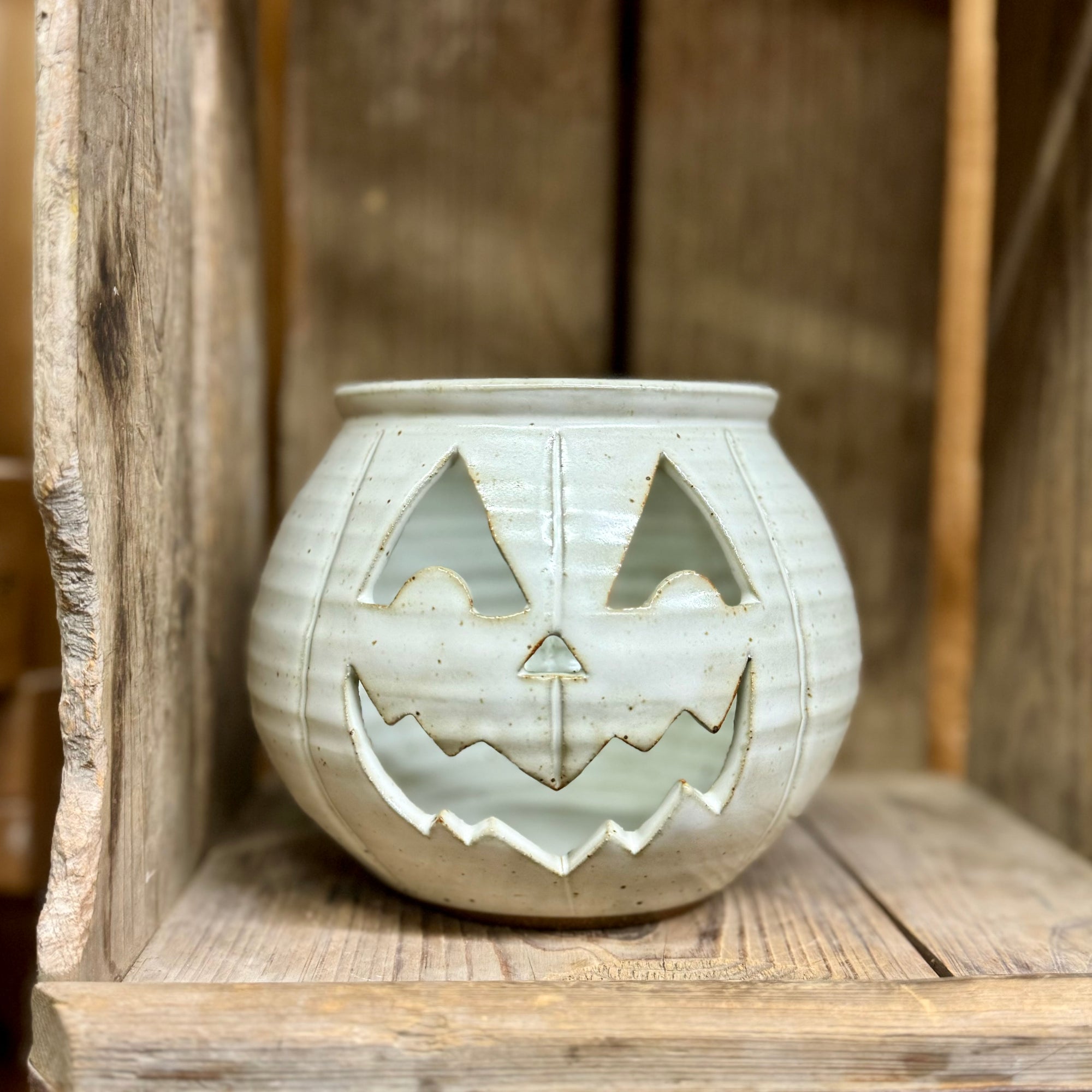 Large Jack O’Lantern {Classic White}