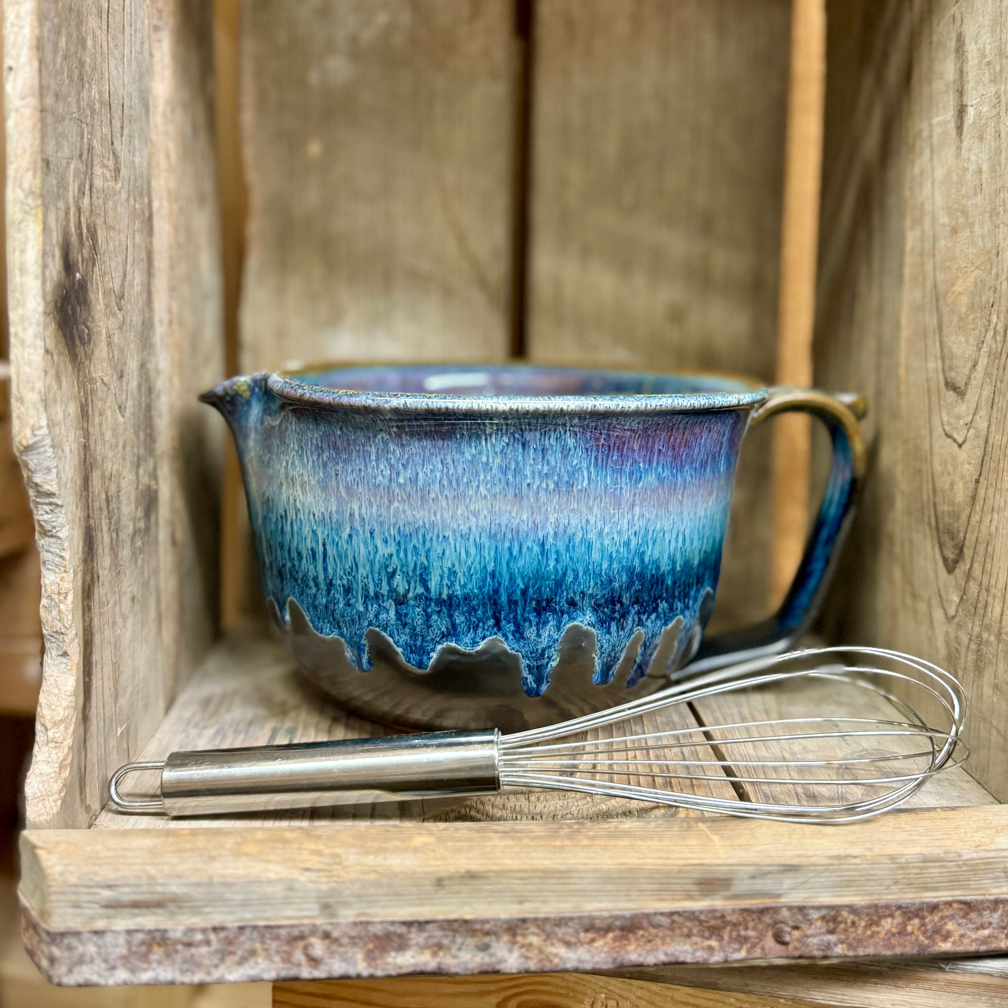 Mixing Bowl Large {Black and Blue}