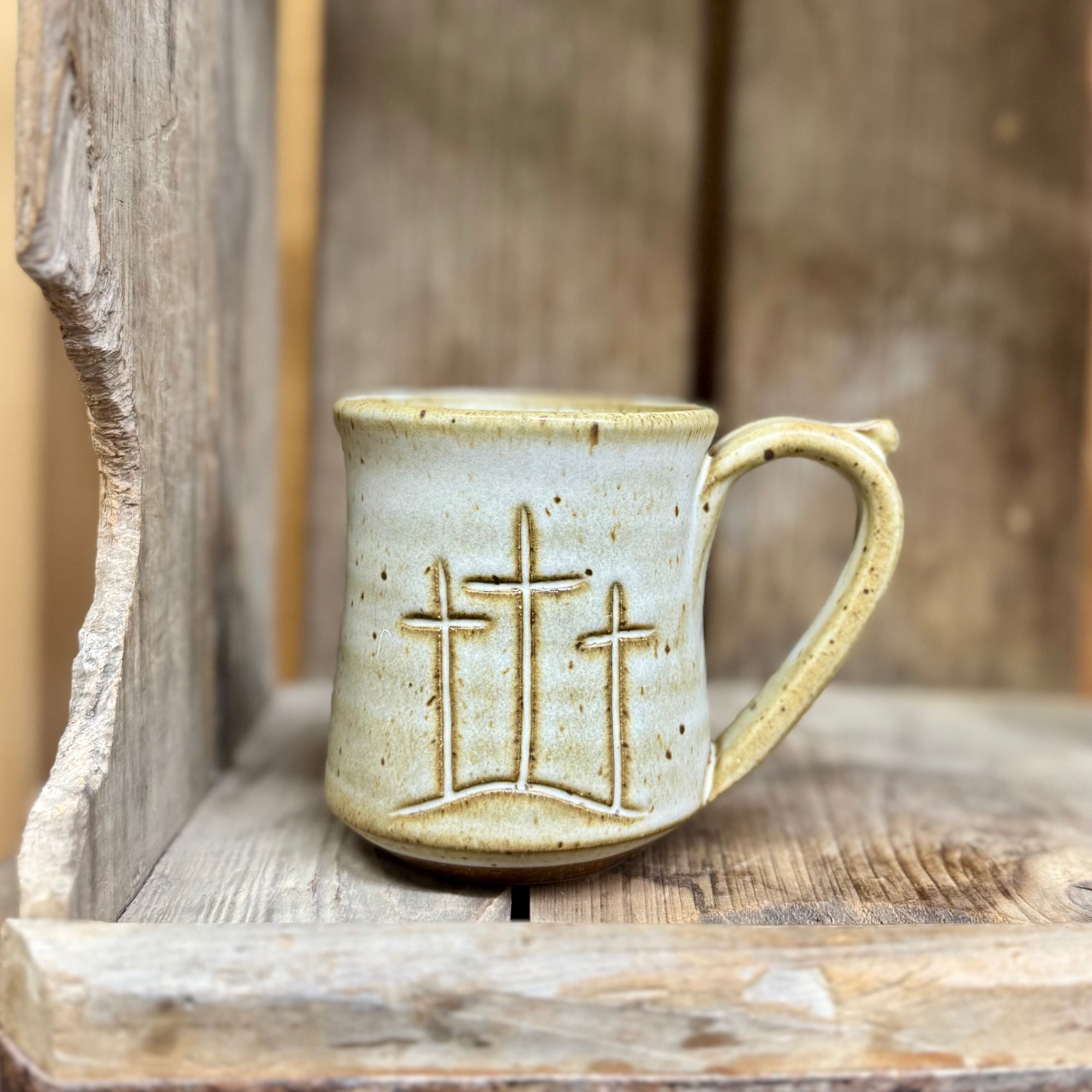 Easter Cross Mug {Stony}