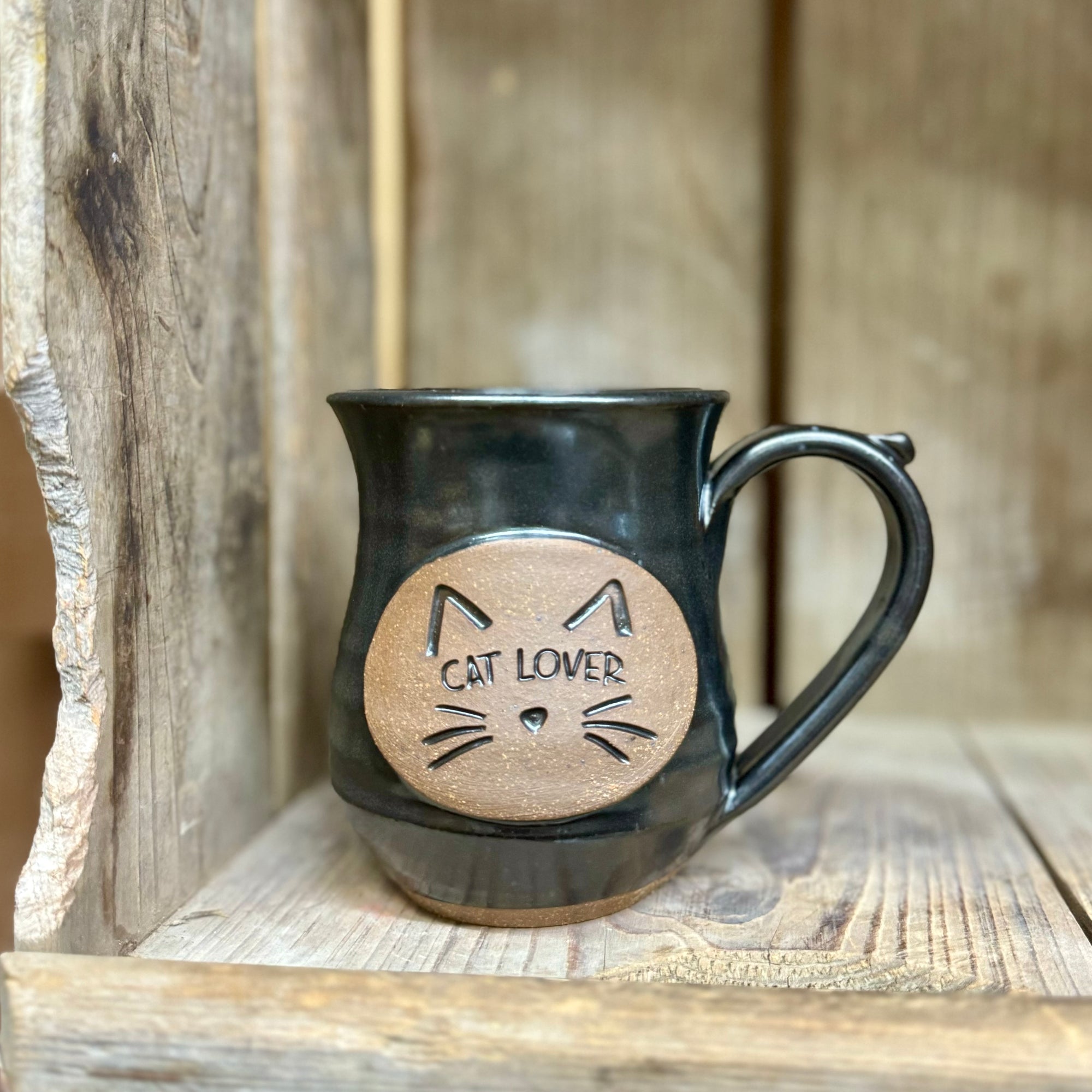 Cat Lover Mug {Black Bear}