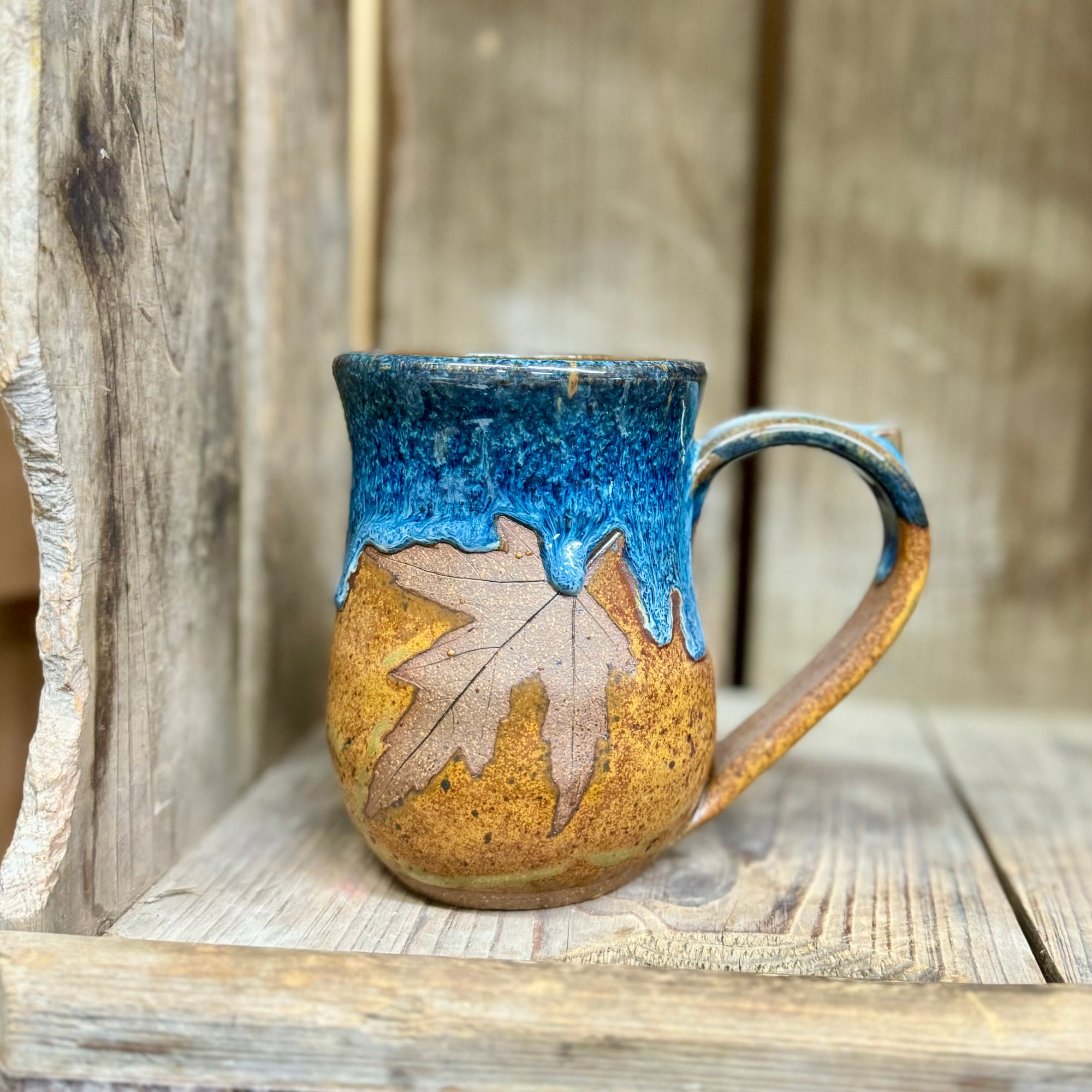 Leaf Mug {Electric Storm}