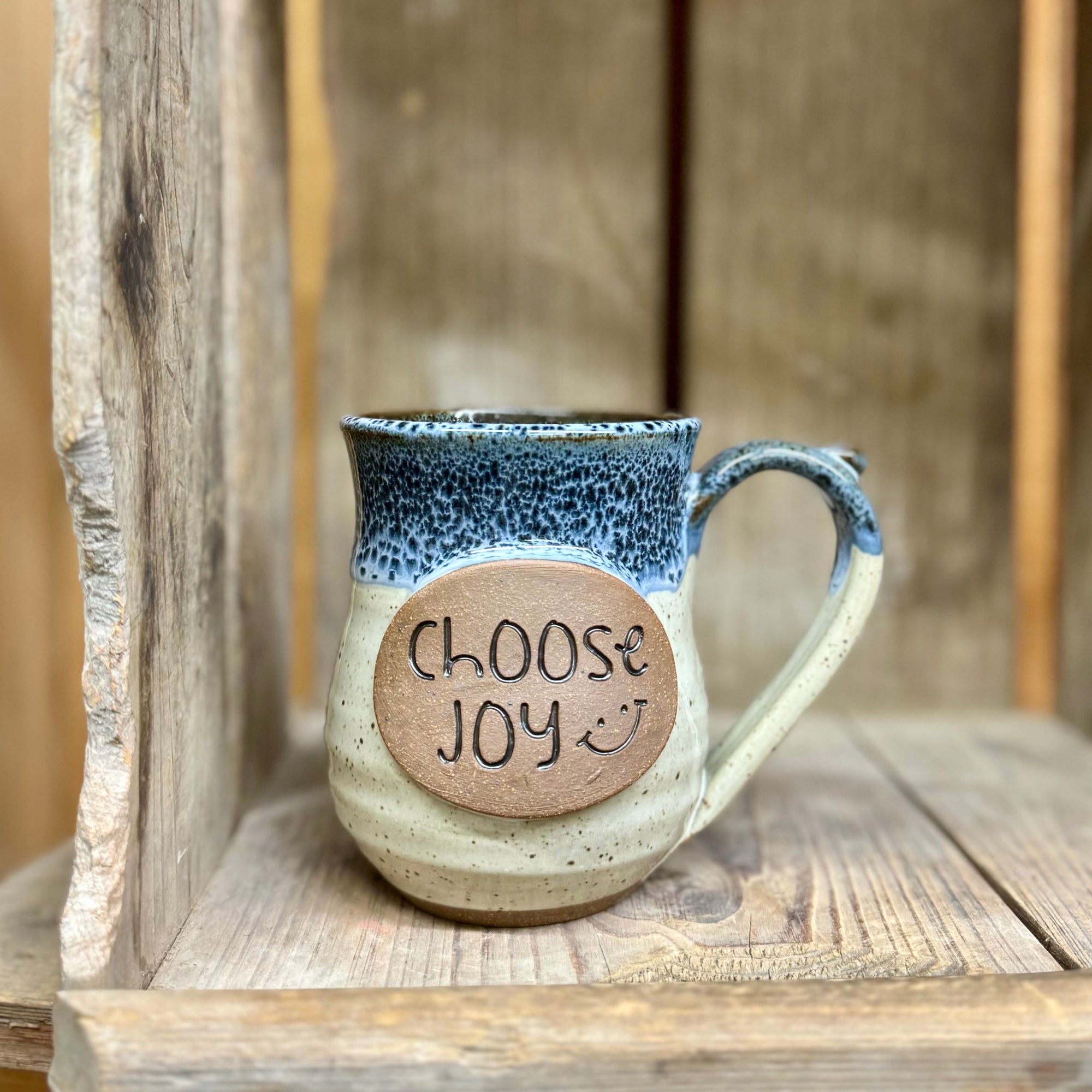 Choose Joy Mug {Blueberry}