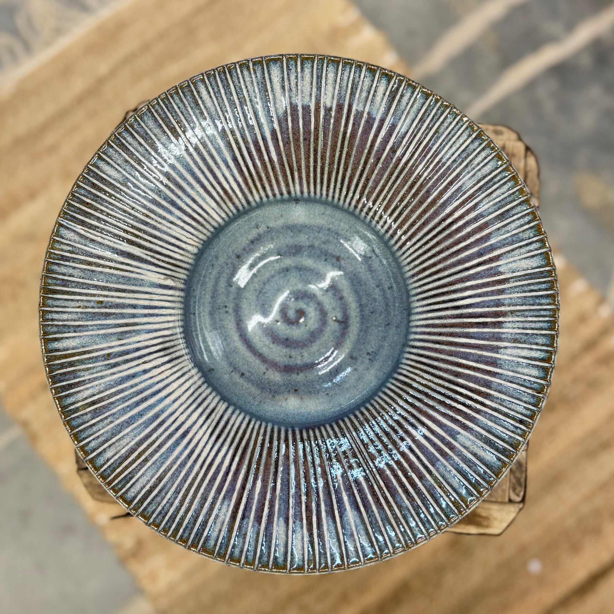 Robert Signature Decorative Bowl {Smoky Blue}