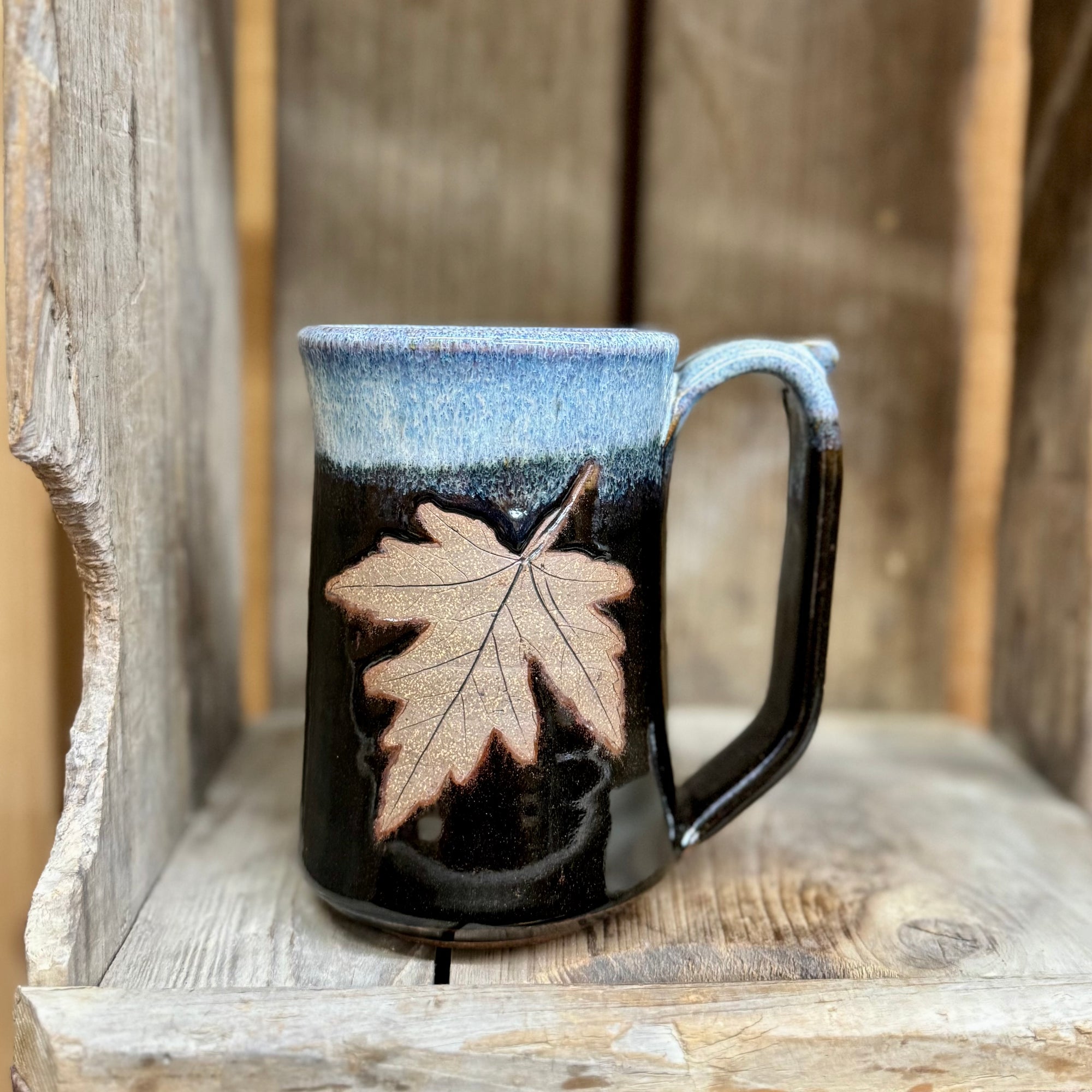 Leaf Stein {Denim}