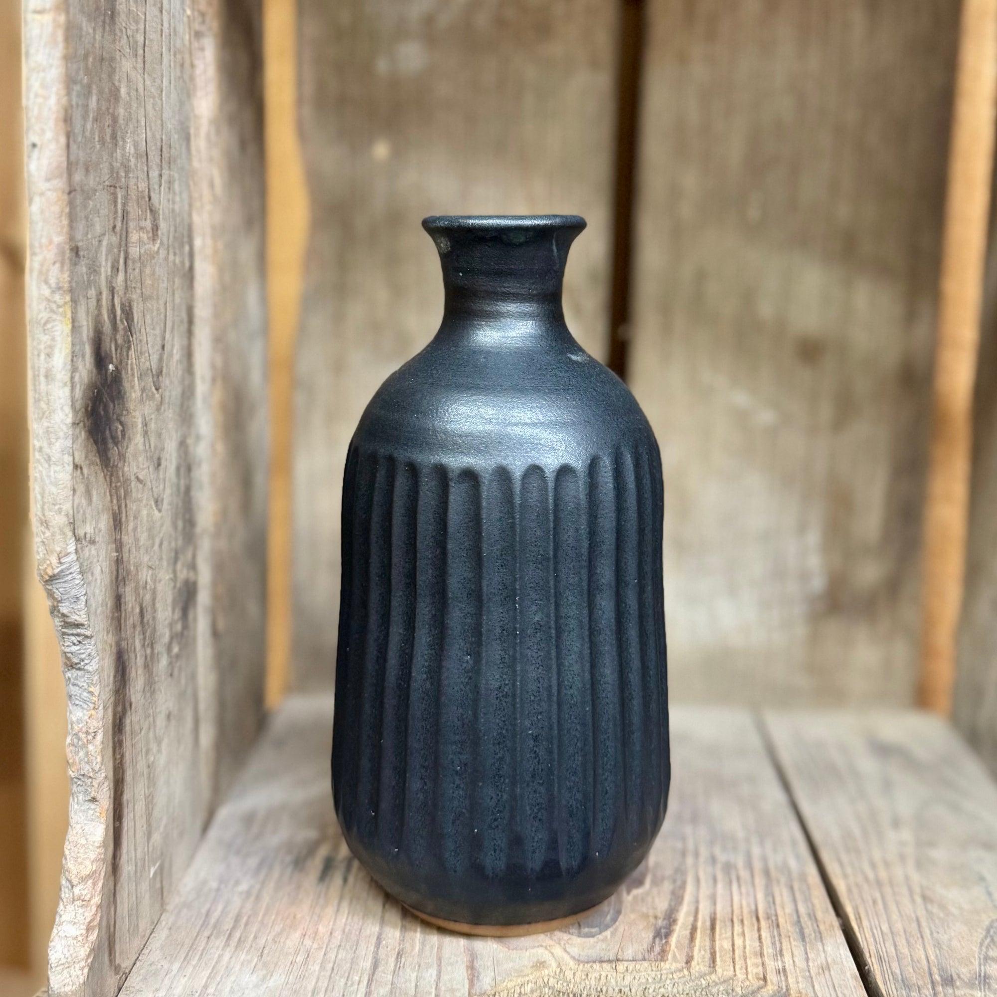 Appalachian Collection Bottle Vase {Slate Lined}