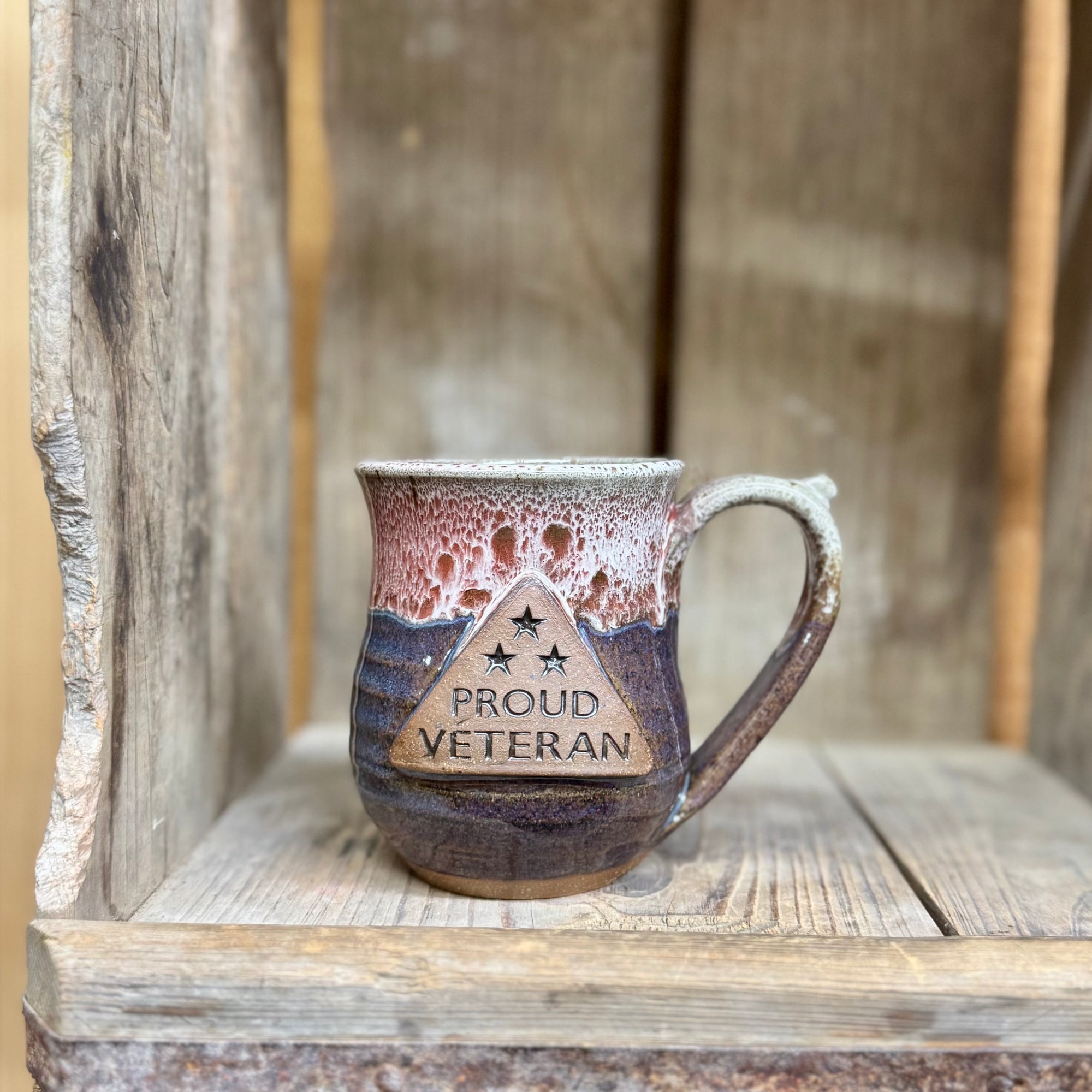 Proud Veteran Mug {Red, White, and Blue}