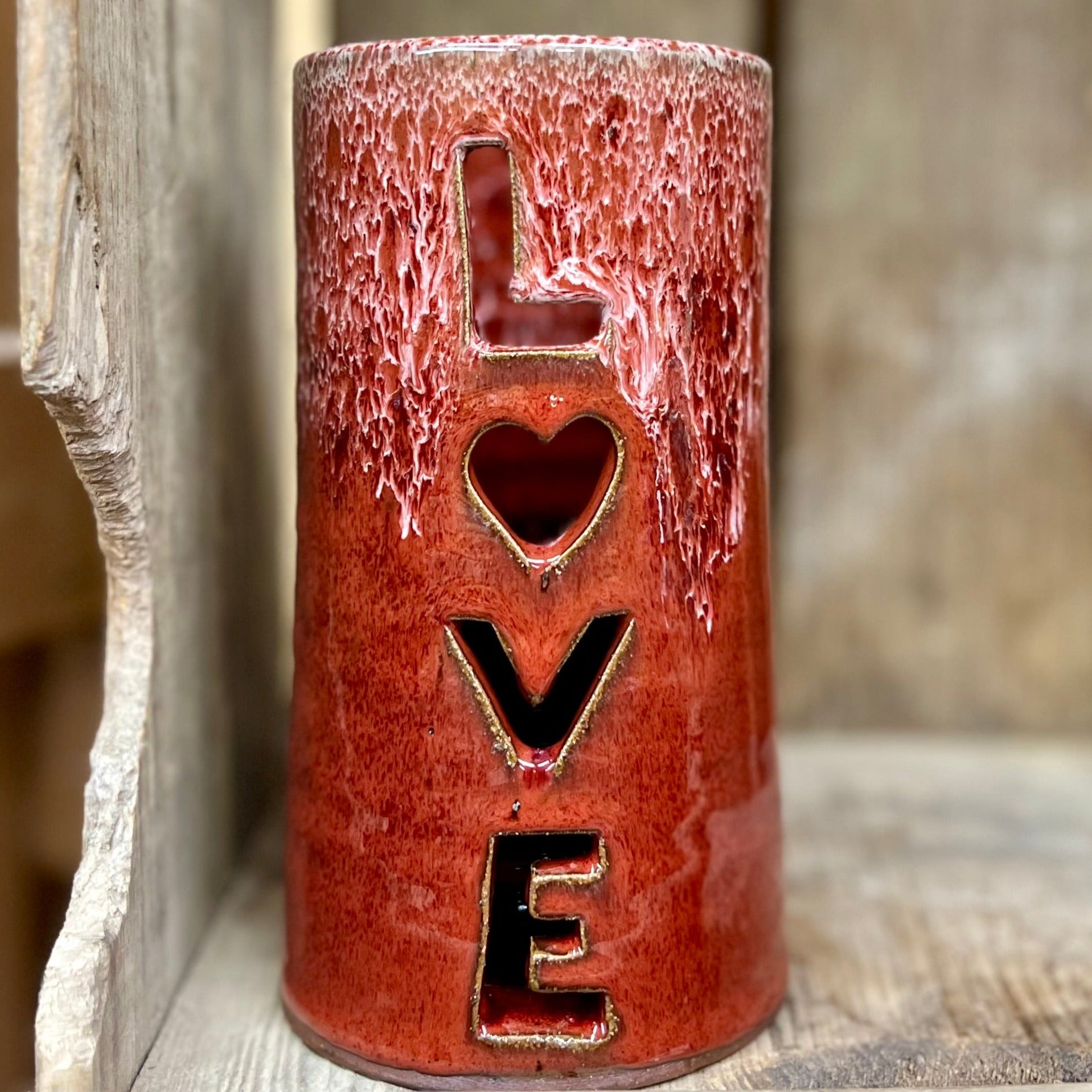 Valentine Luminary “LOVE” {Red Velvet Cake}