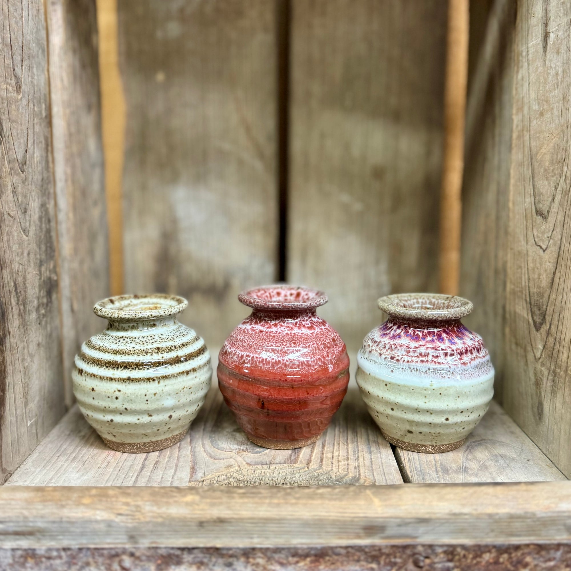 Mini Vase Set {Reds}