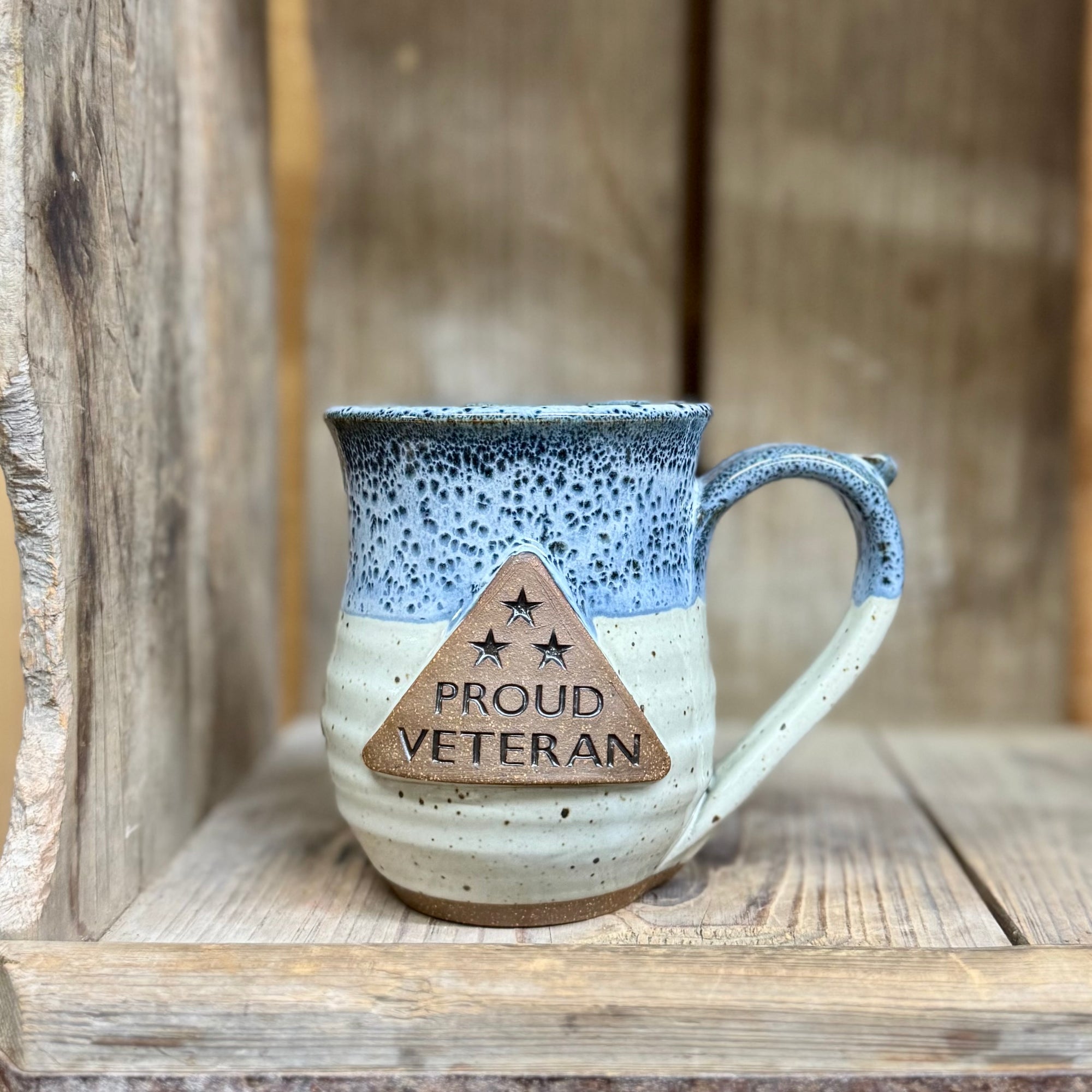 Proud Veteran Mug {Blueberry}