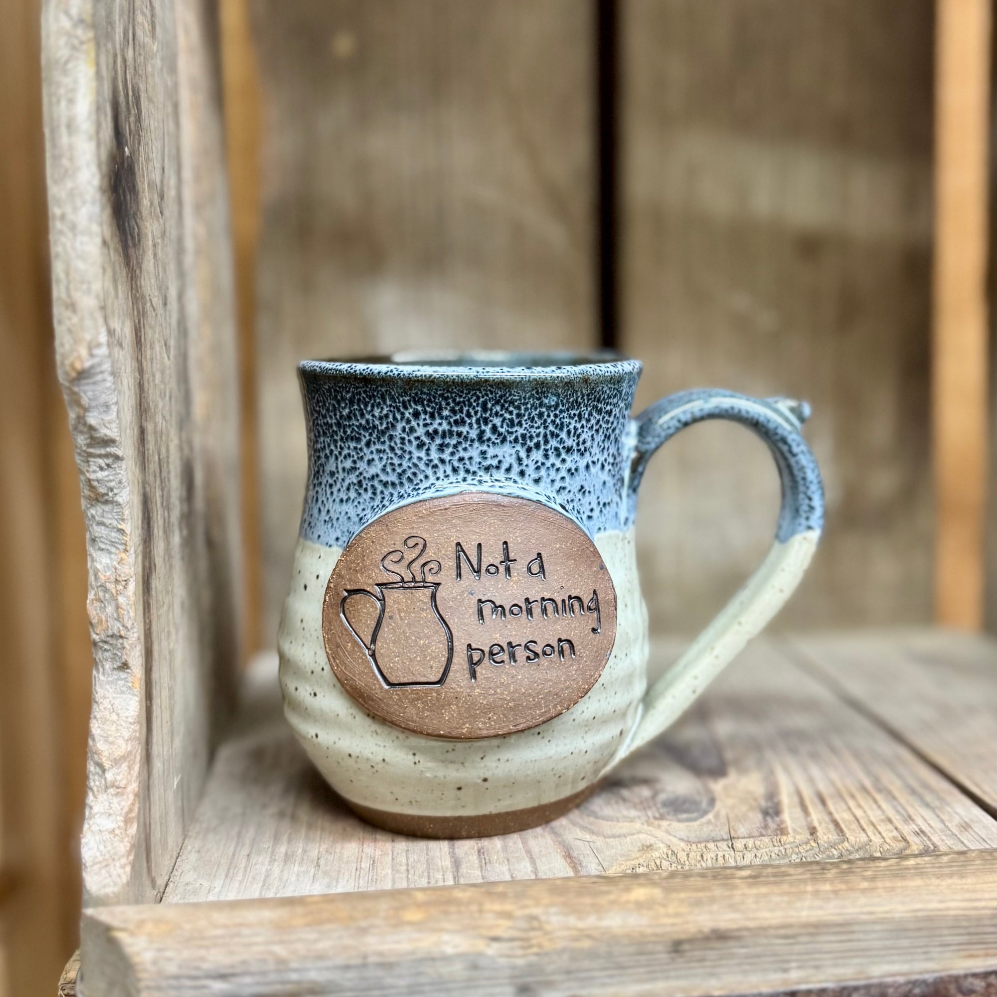 Not A Morning Person Mug {Blueberry}