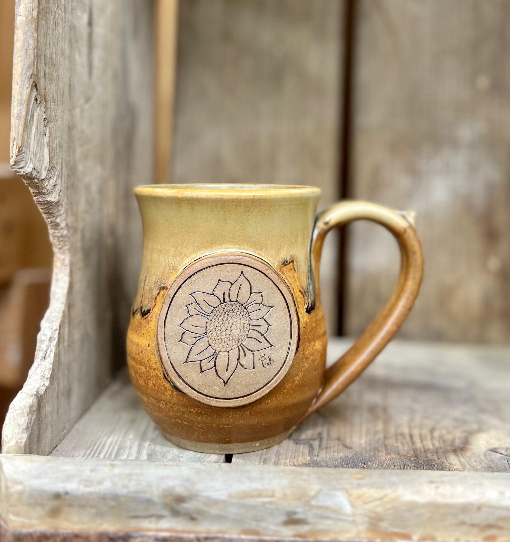 GK Sunflower Mug {Pumpkin}