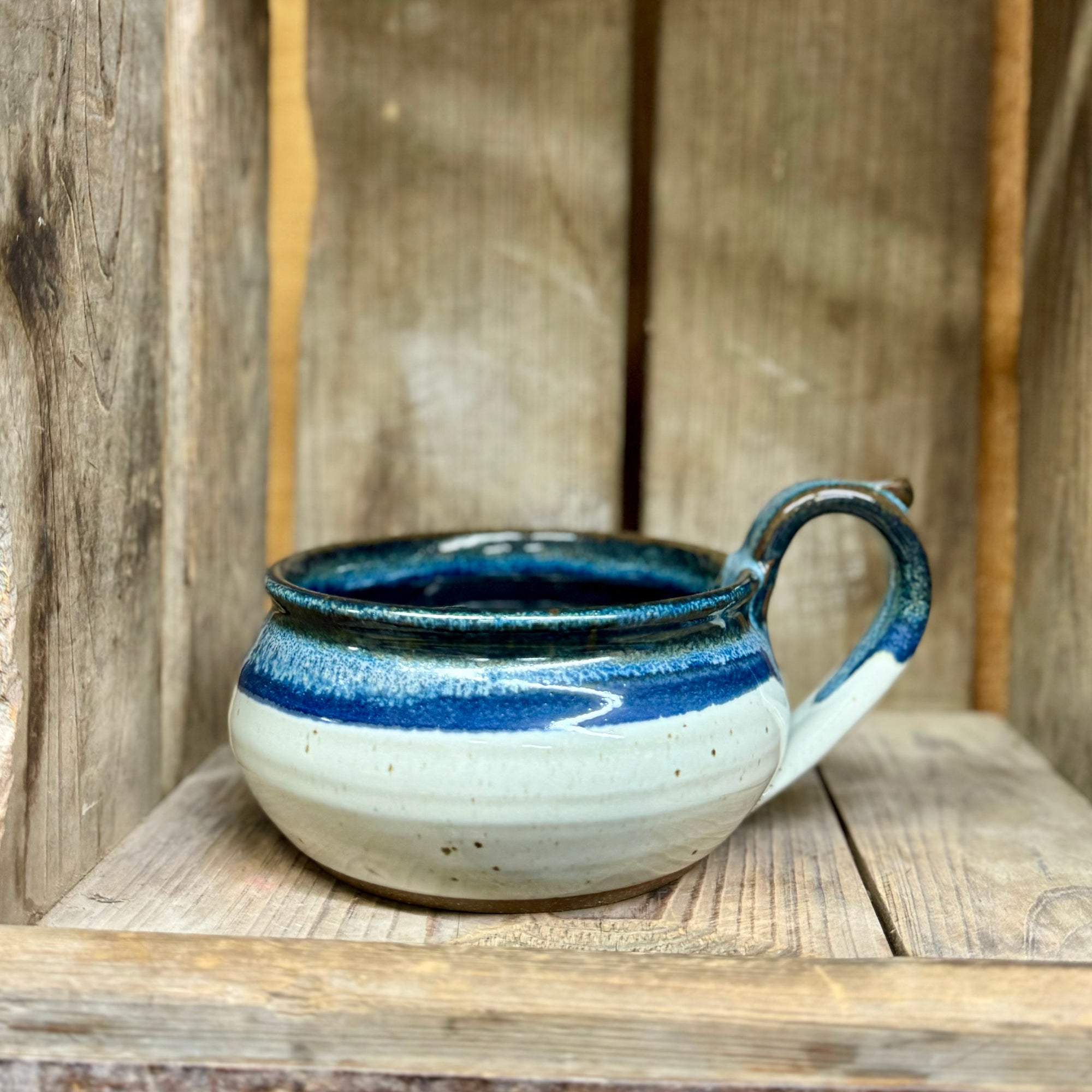 Stackable Soup Mug {Blue Jay}