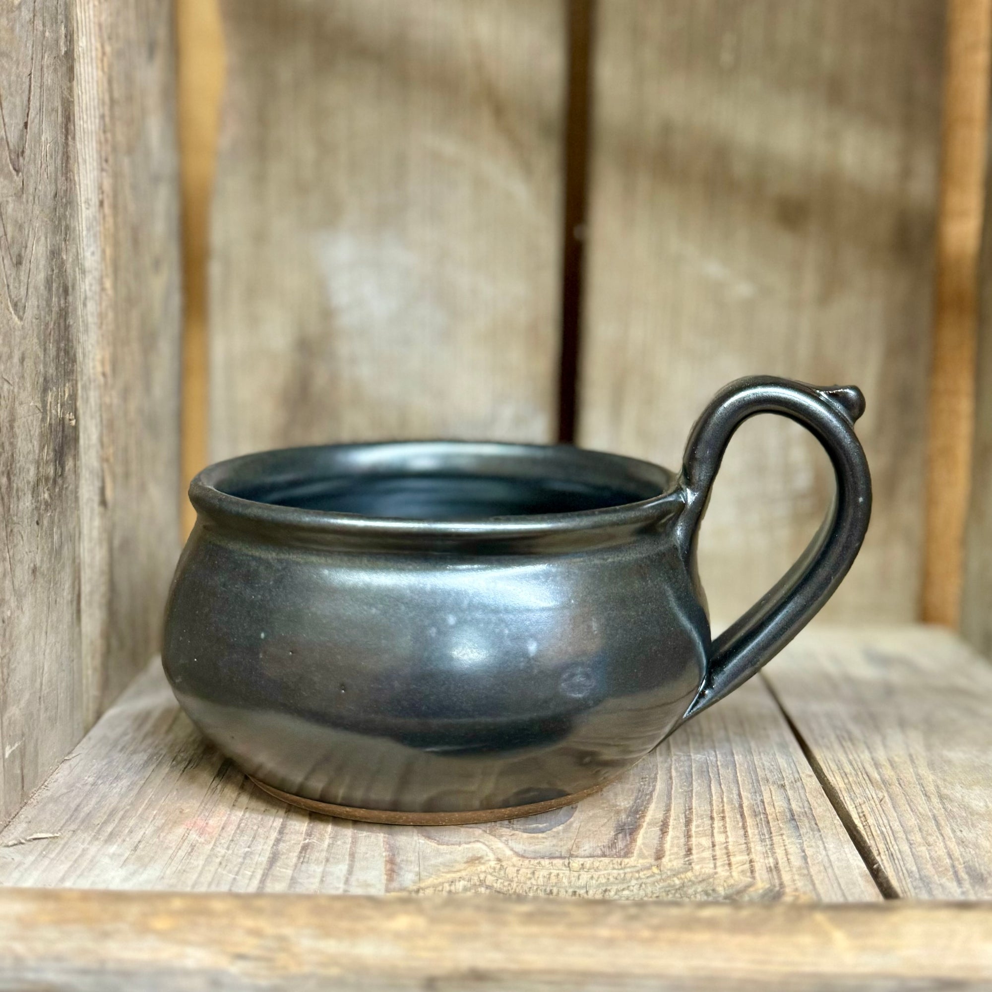 Stackable Soup Mug {Black Bear}