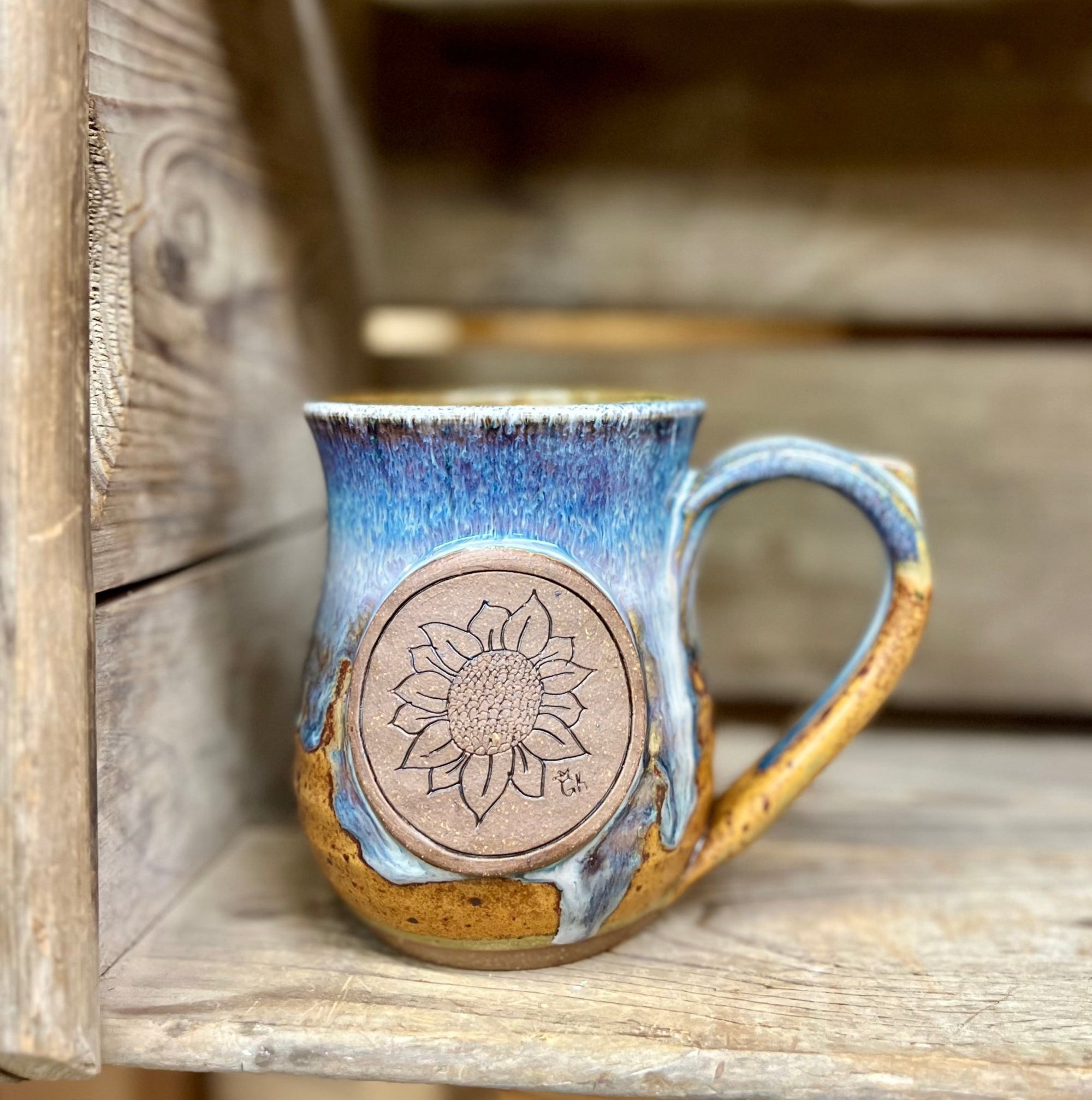 GK Sunflower Mug {Pan for Gold}