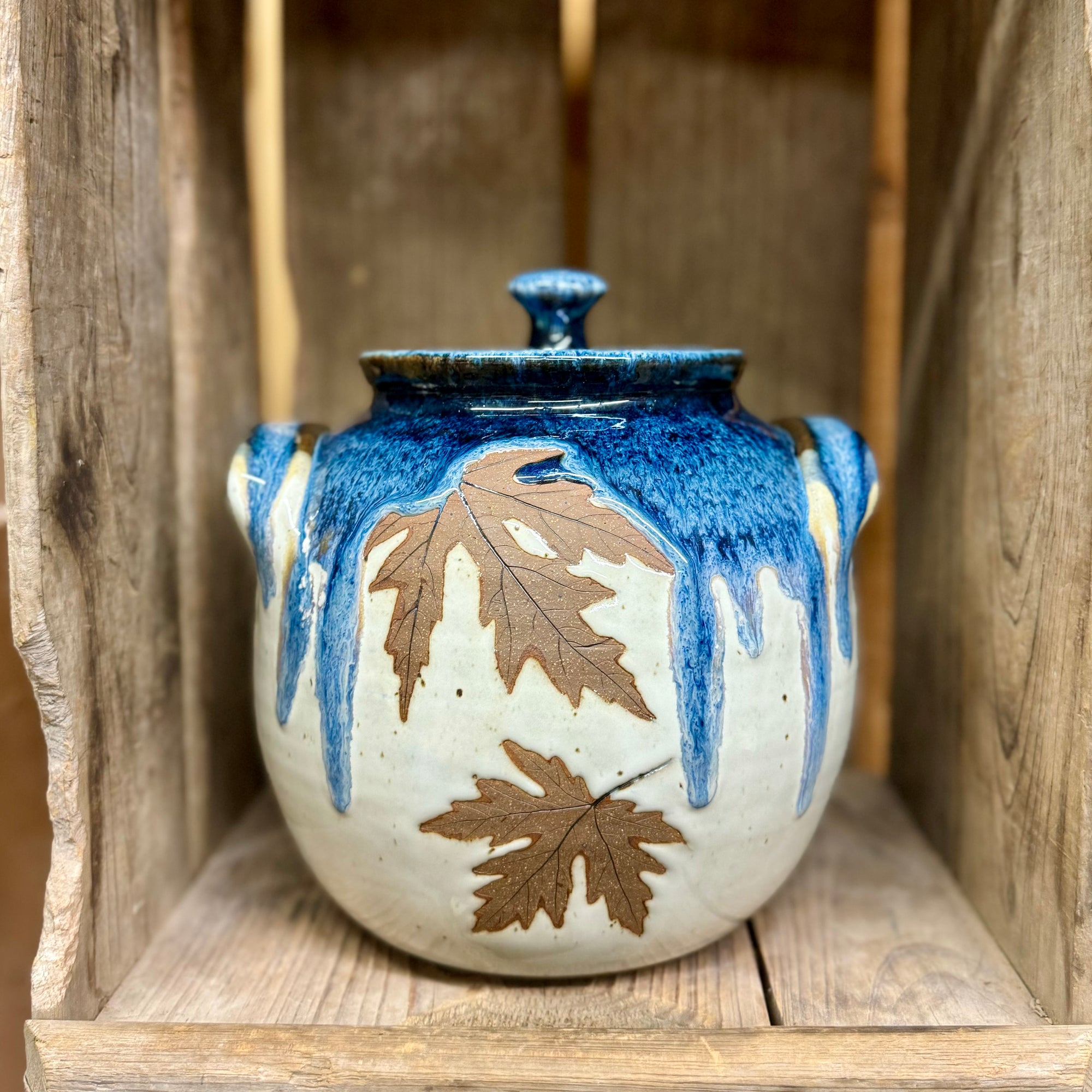 Robert Signature Cookie Jar {Blue Jay}