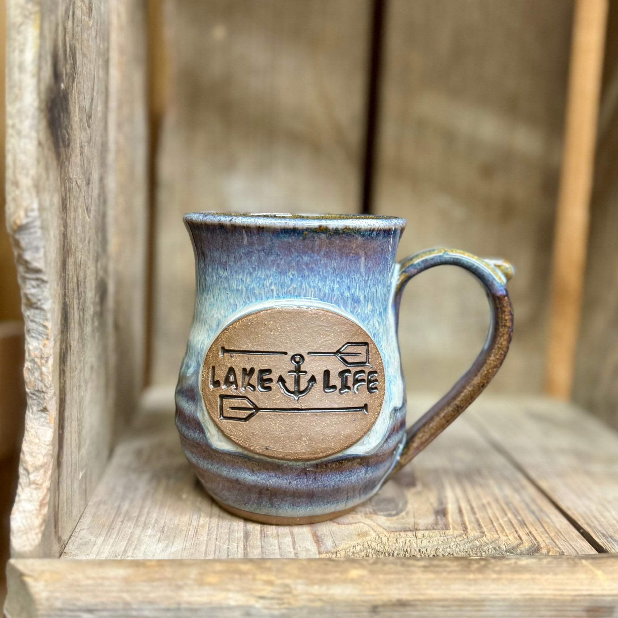 Lake Life Mug {Smoky Blue}