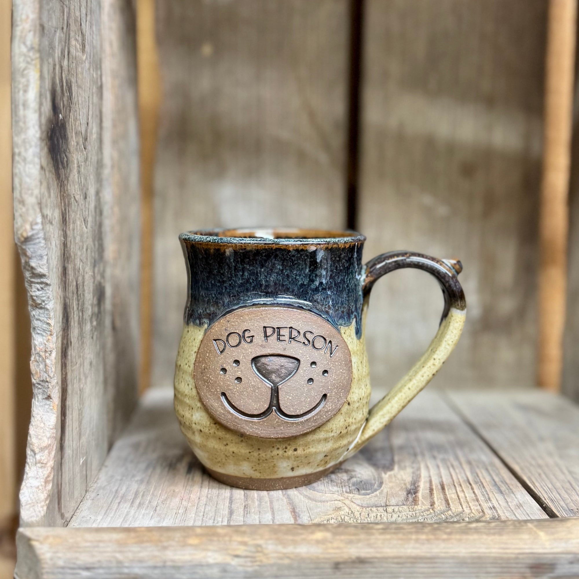 Dog Person Mug {Stormy Beach}