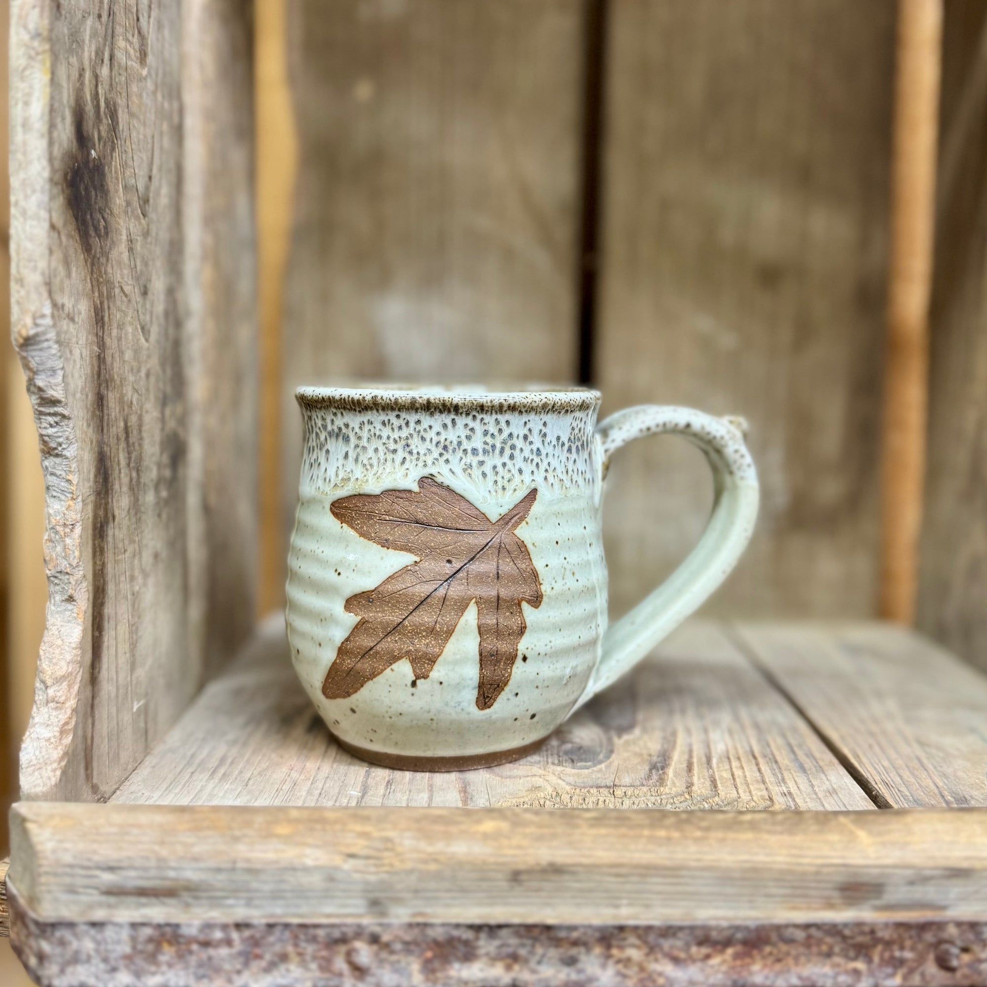 Leaf Mug {Vanilla Bean}