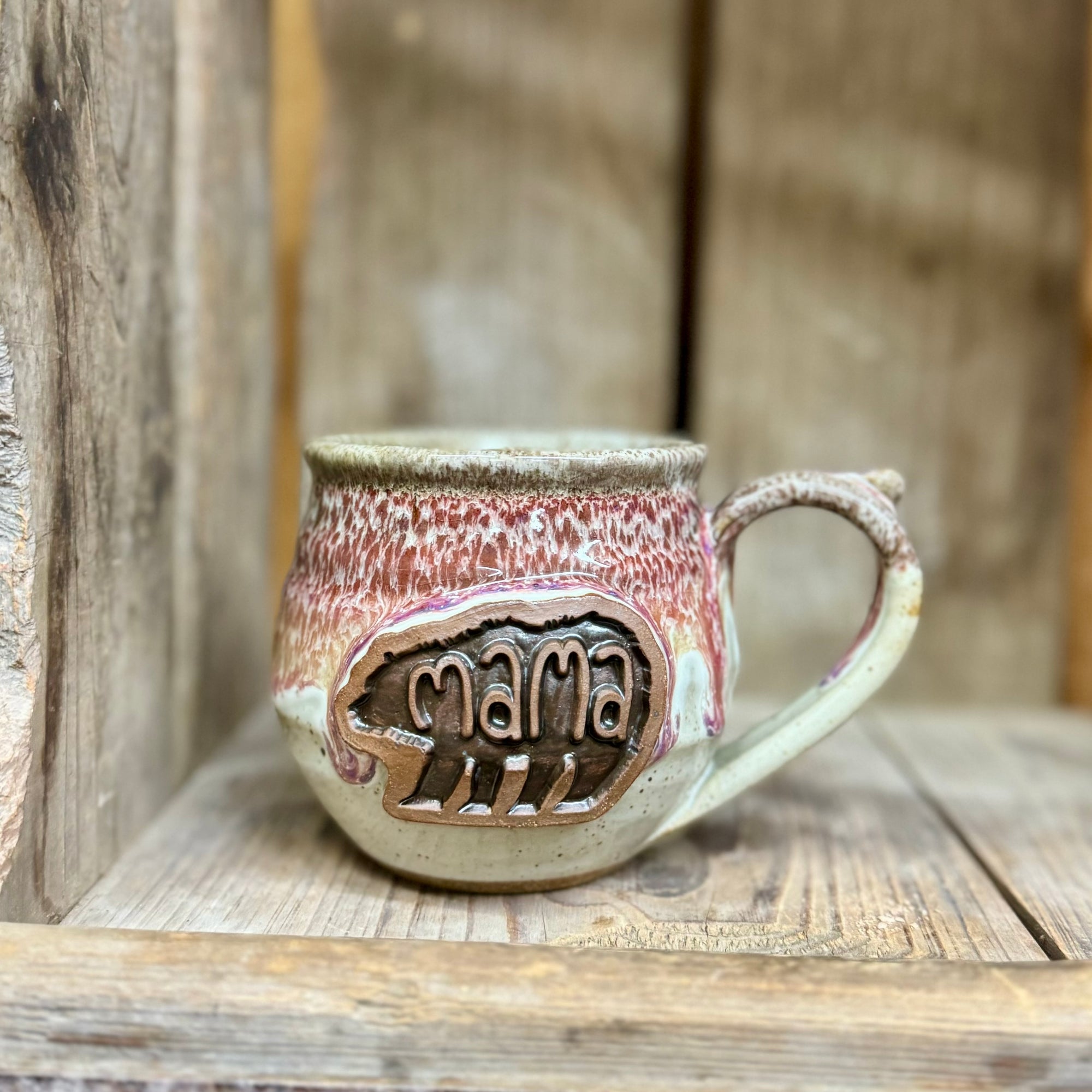 Mama Bear Mug {White Chocolate Raspberry}