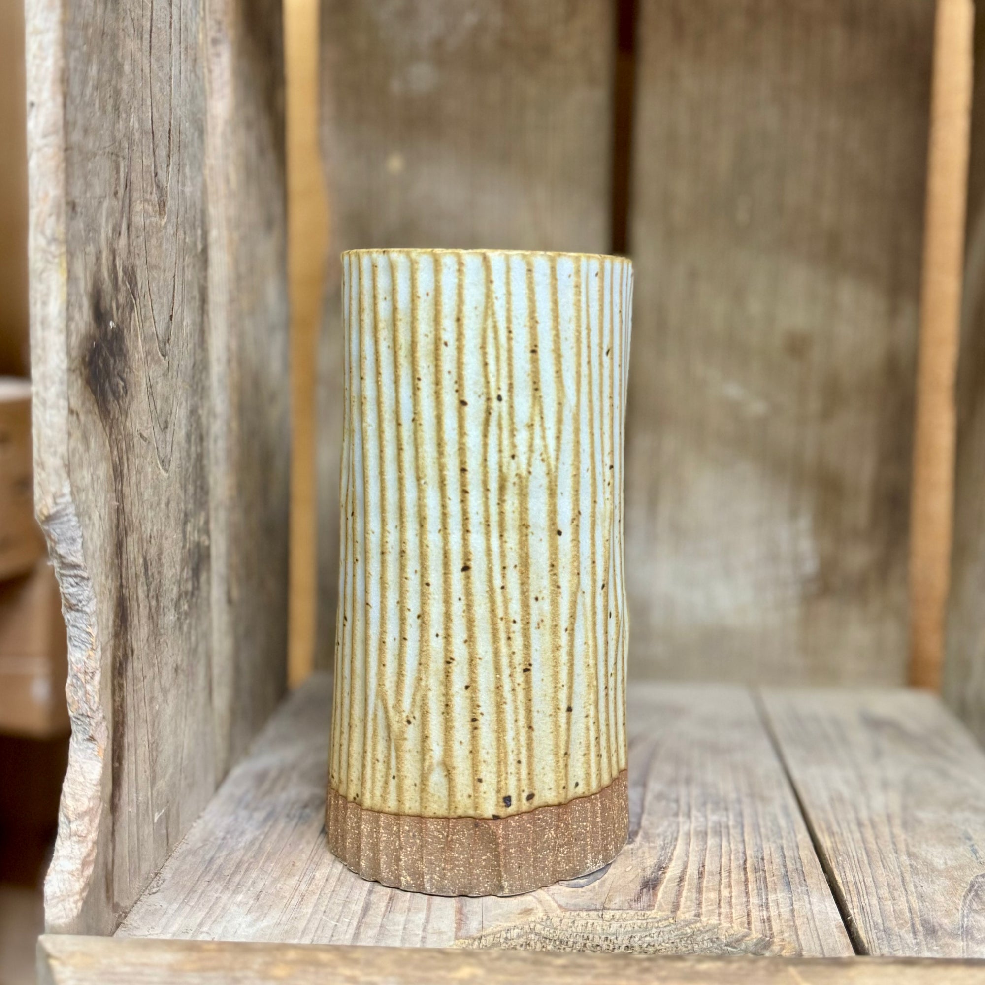 Appalachian Collection Cylinder Vase {Stony Bark}