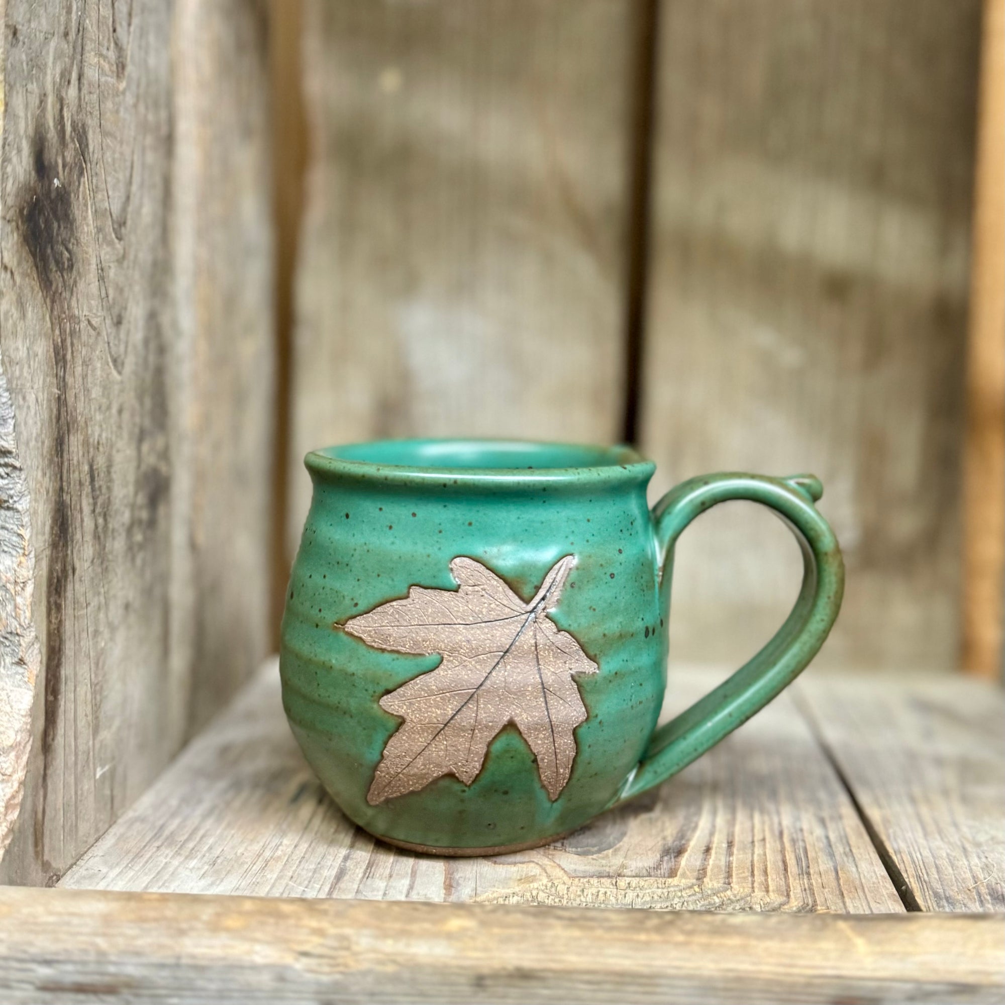 Barrel Leaf Mug {Forest}