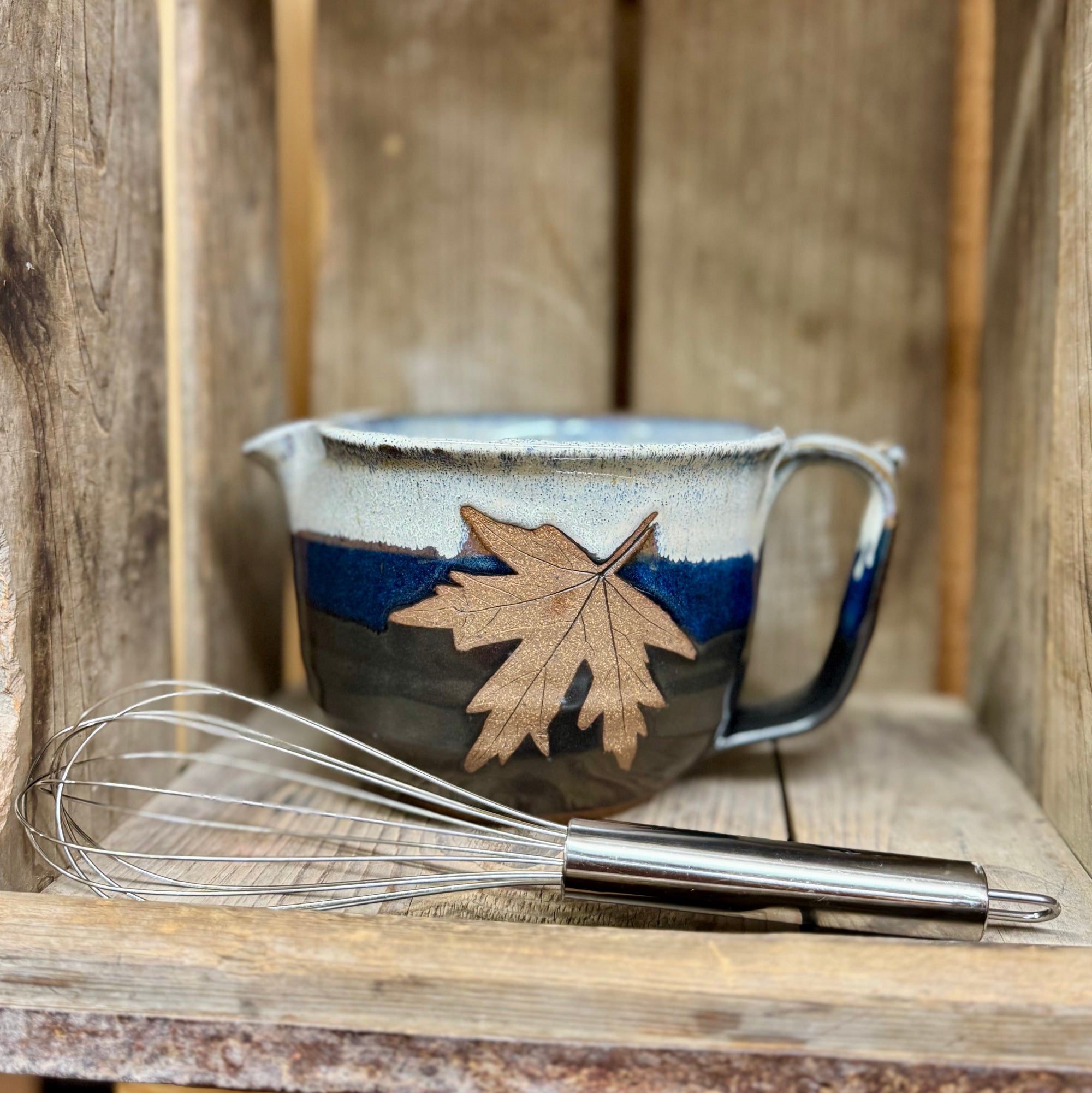 Mixing Bowl Small {Black and Blue}