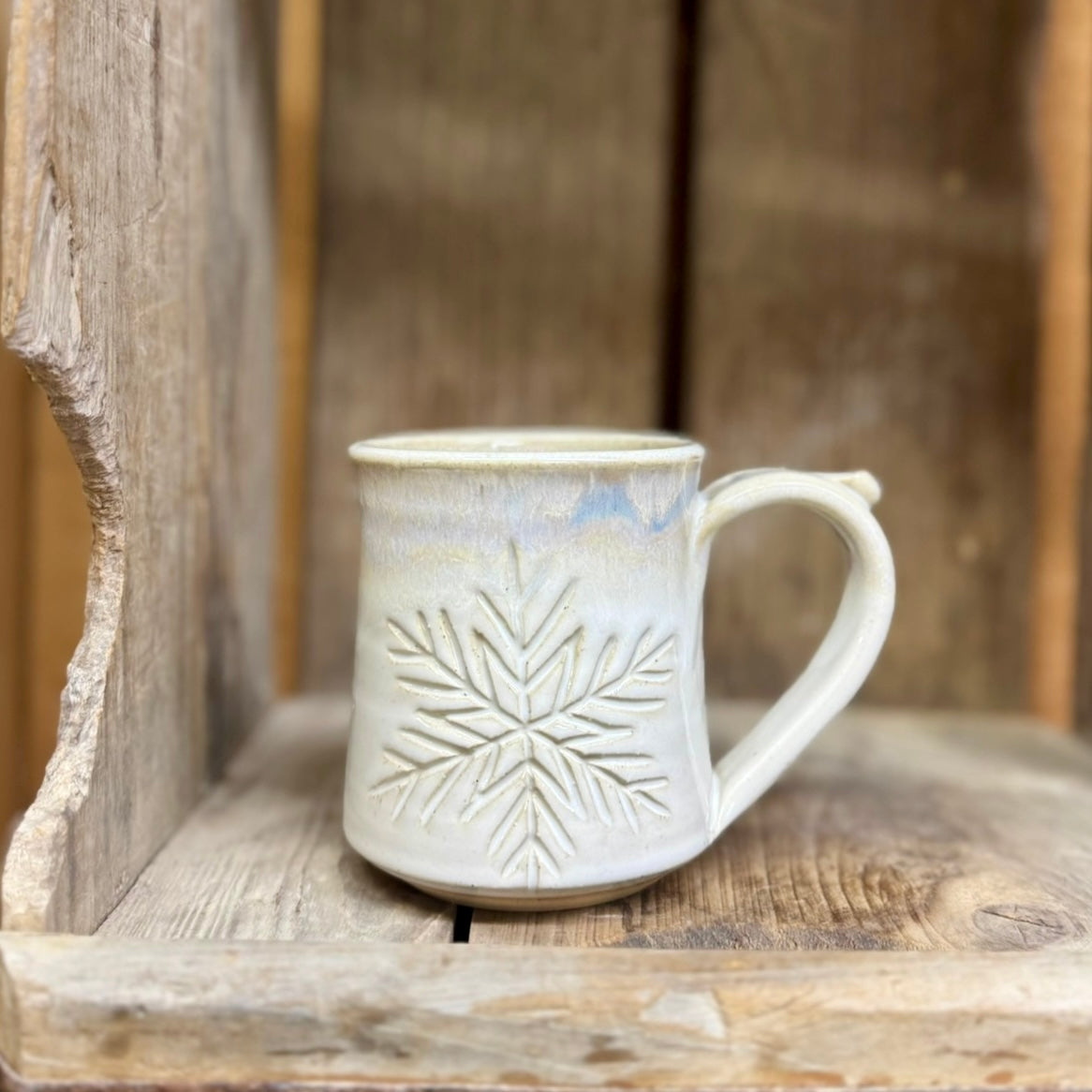 New Snowflake Mug {Straight}