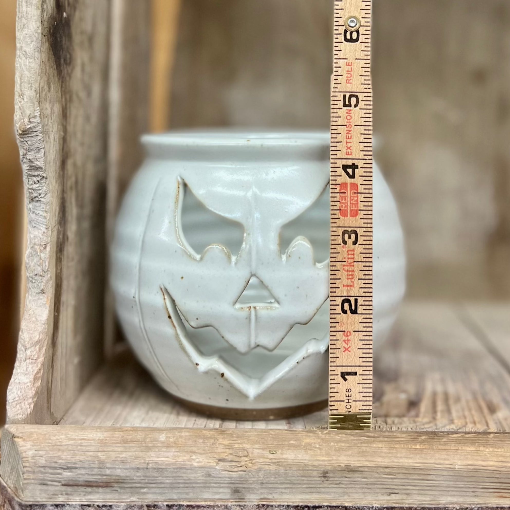 Small Jack O’Lantern {Classic White}