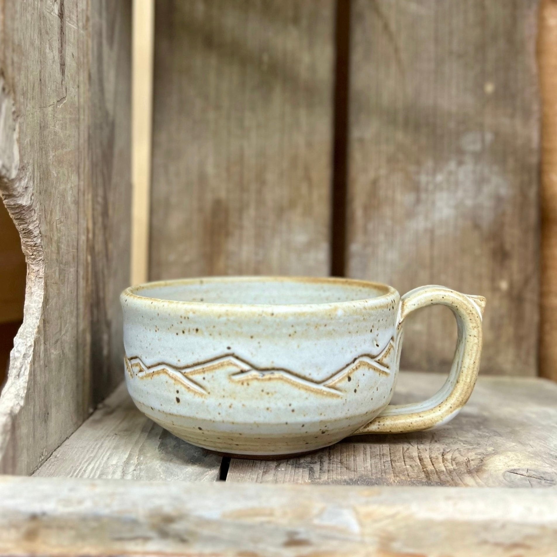 Mountain Range Soup Cup {Stony}