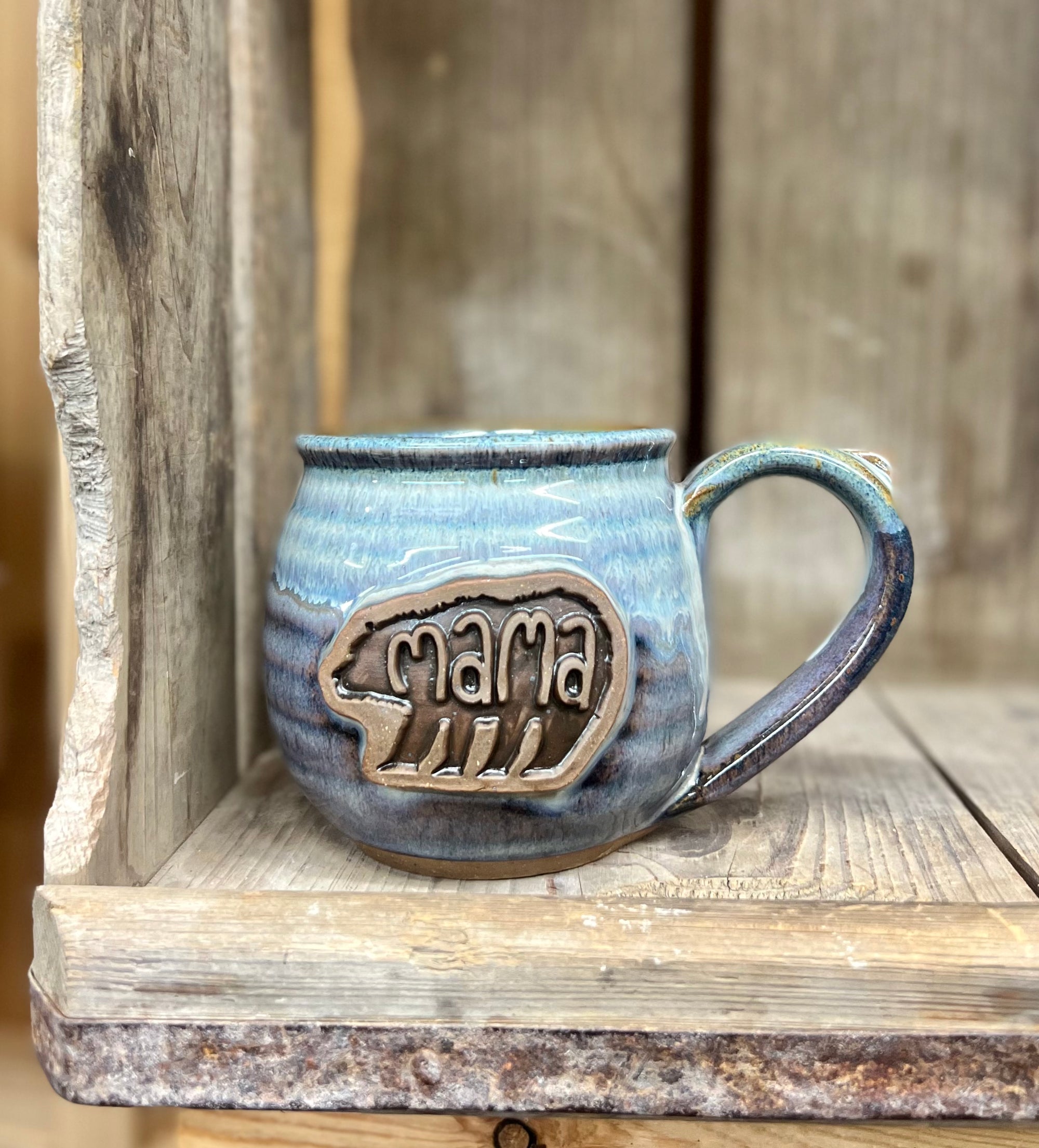 Mama Bear Mug {Smoky Blue}