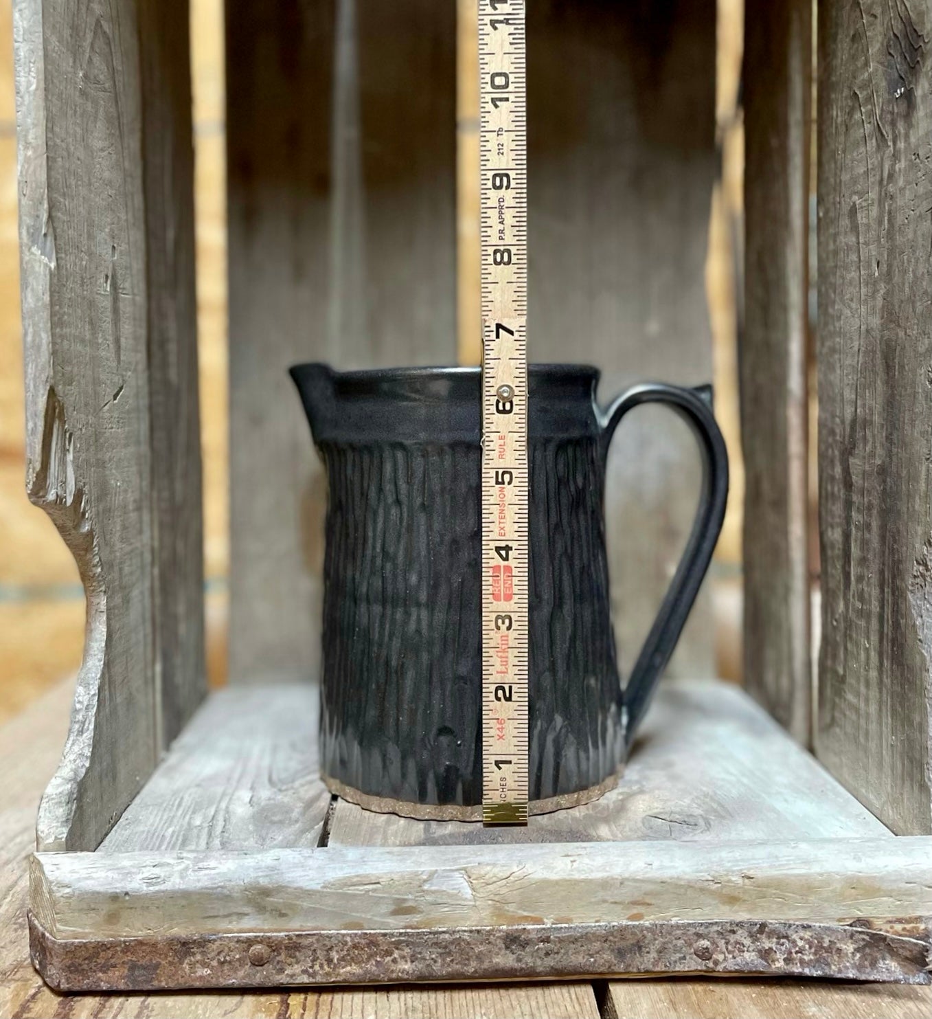 Appalachian Collection Pitcher {Black Bear Bark}