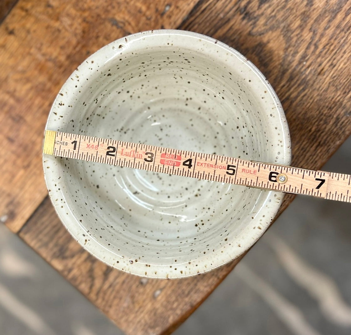 Cereal Bowl {Speckled White}