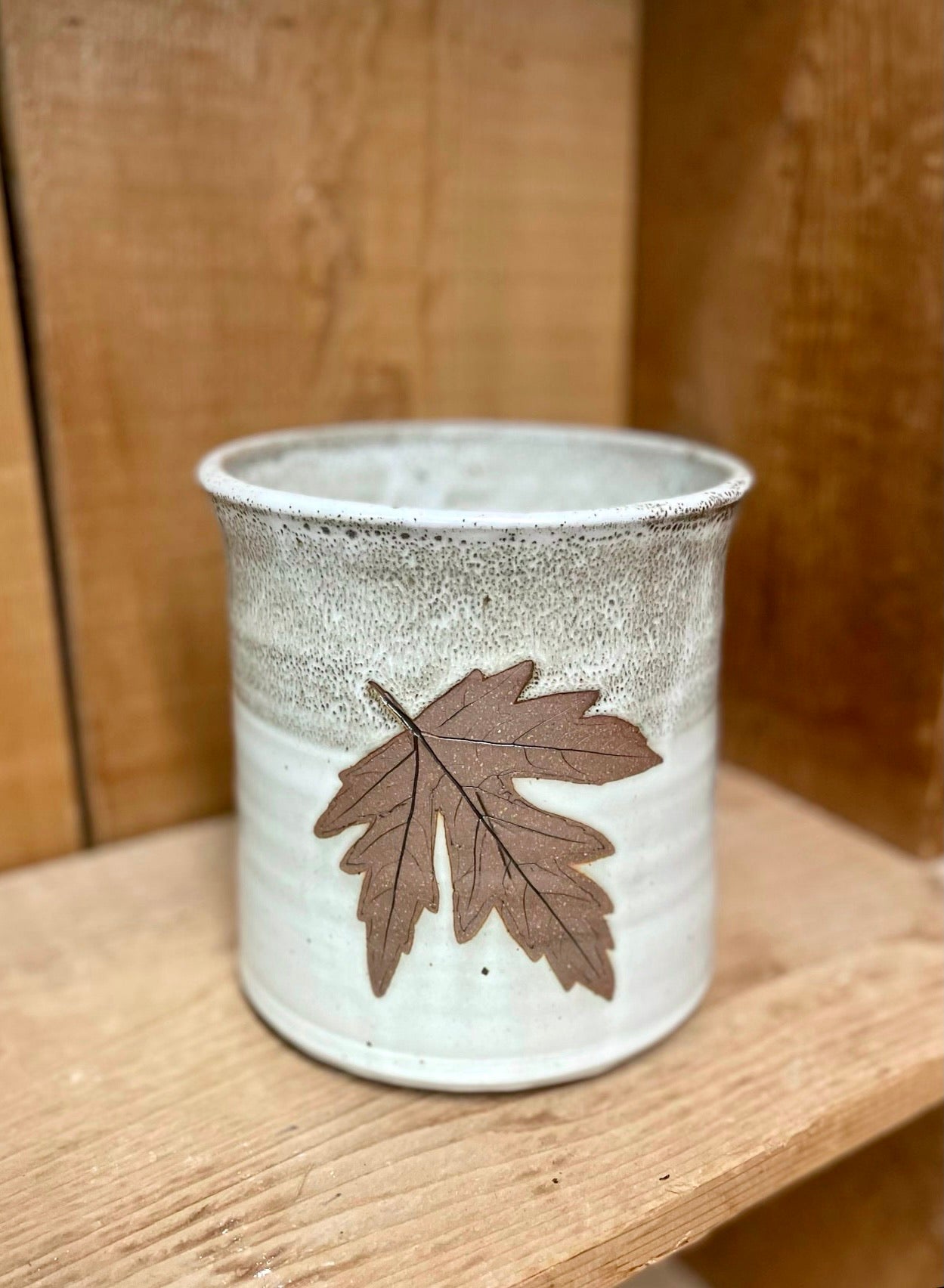 Utensil Holder {Vanilla Bean Leaf}