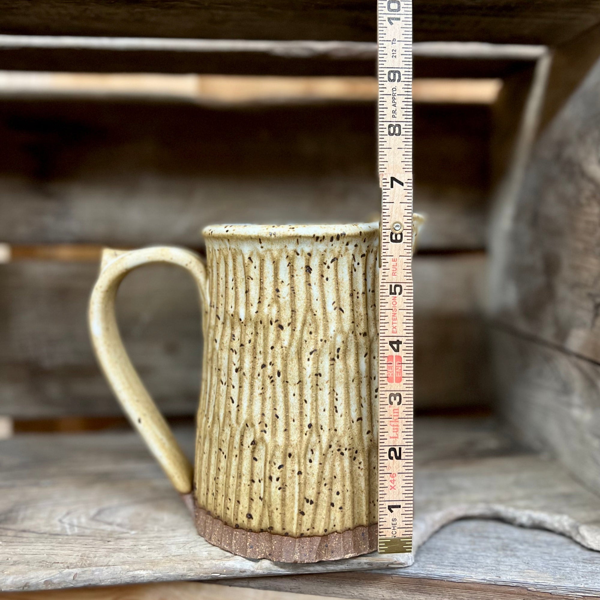 Appalachian Collection Pitcher {Speckled Stony Bark}