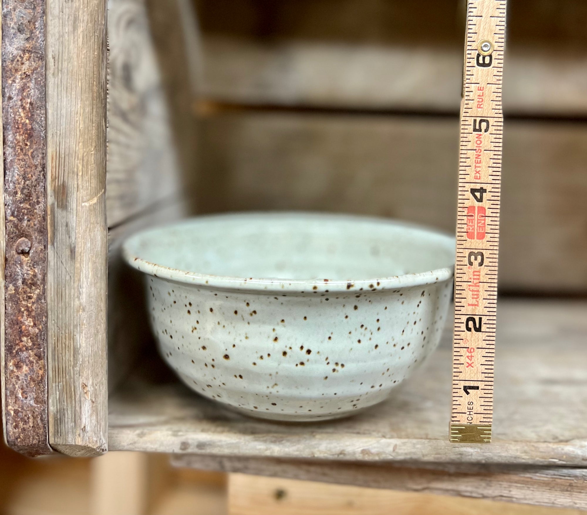 Cereal Bowl {Speckled White}