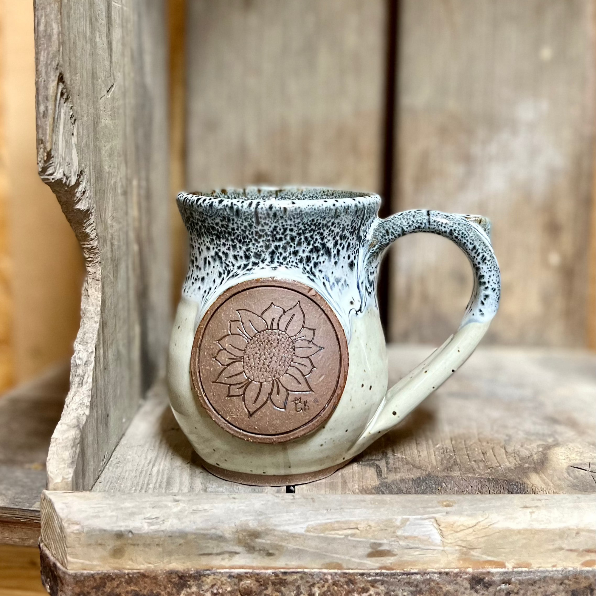 GK Sunflower Mug {Blueberry}