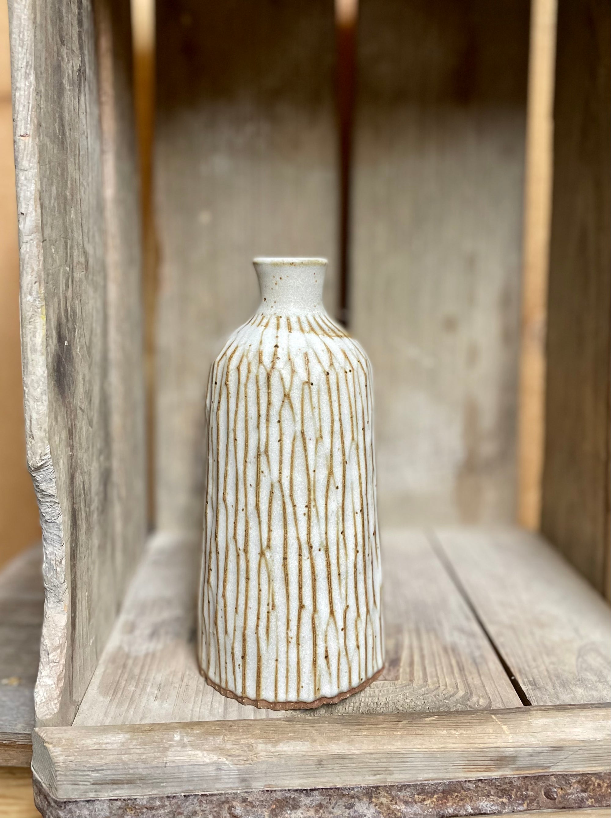 Appalachian Collection Bottle Vase {Stony Bark}